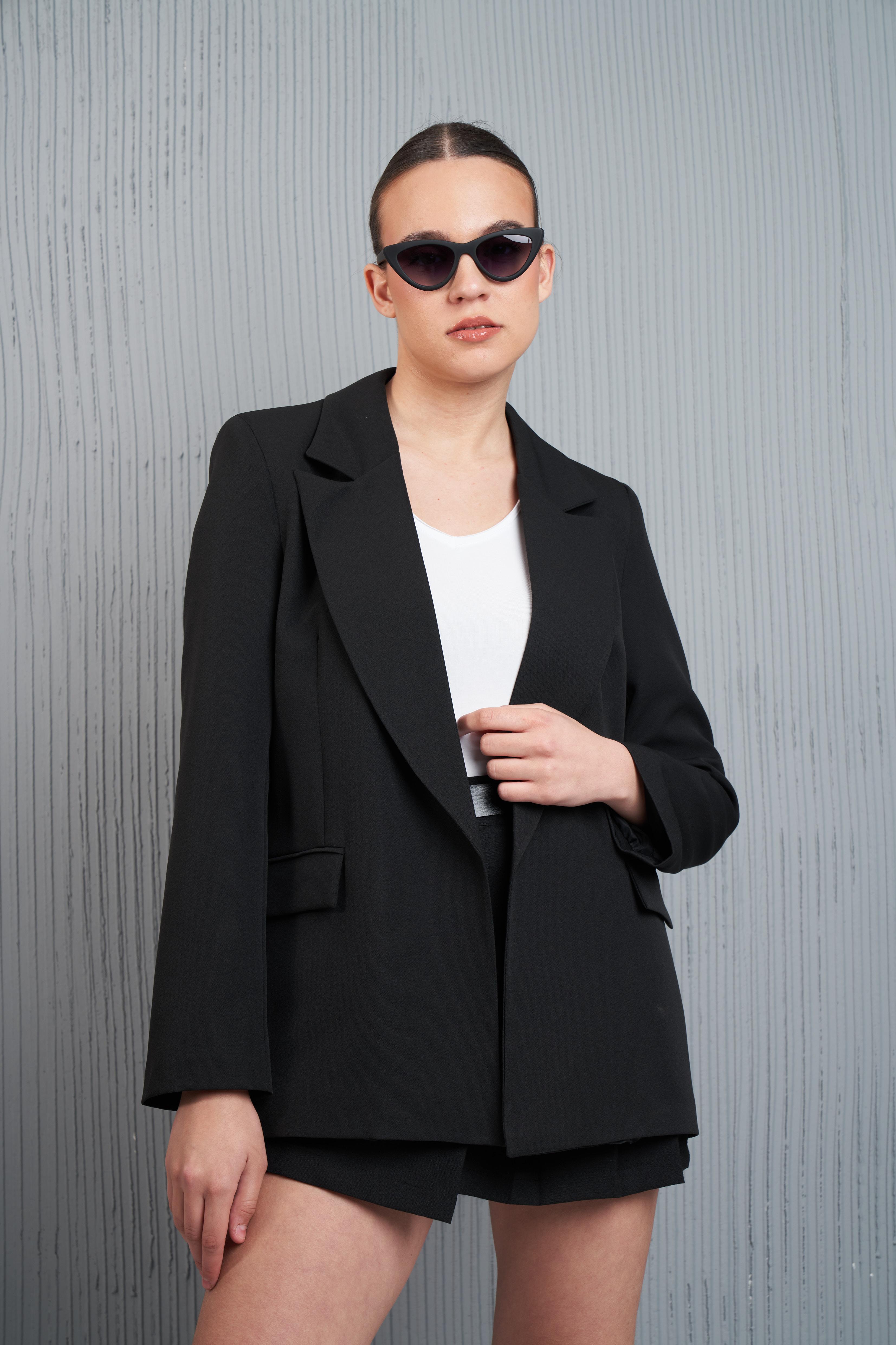 Oversize Blazer Ceket Siyah