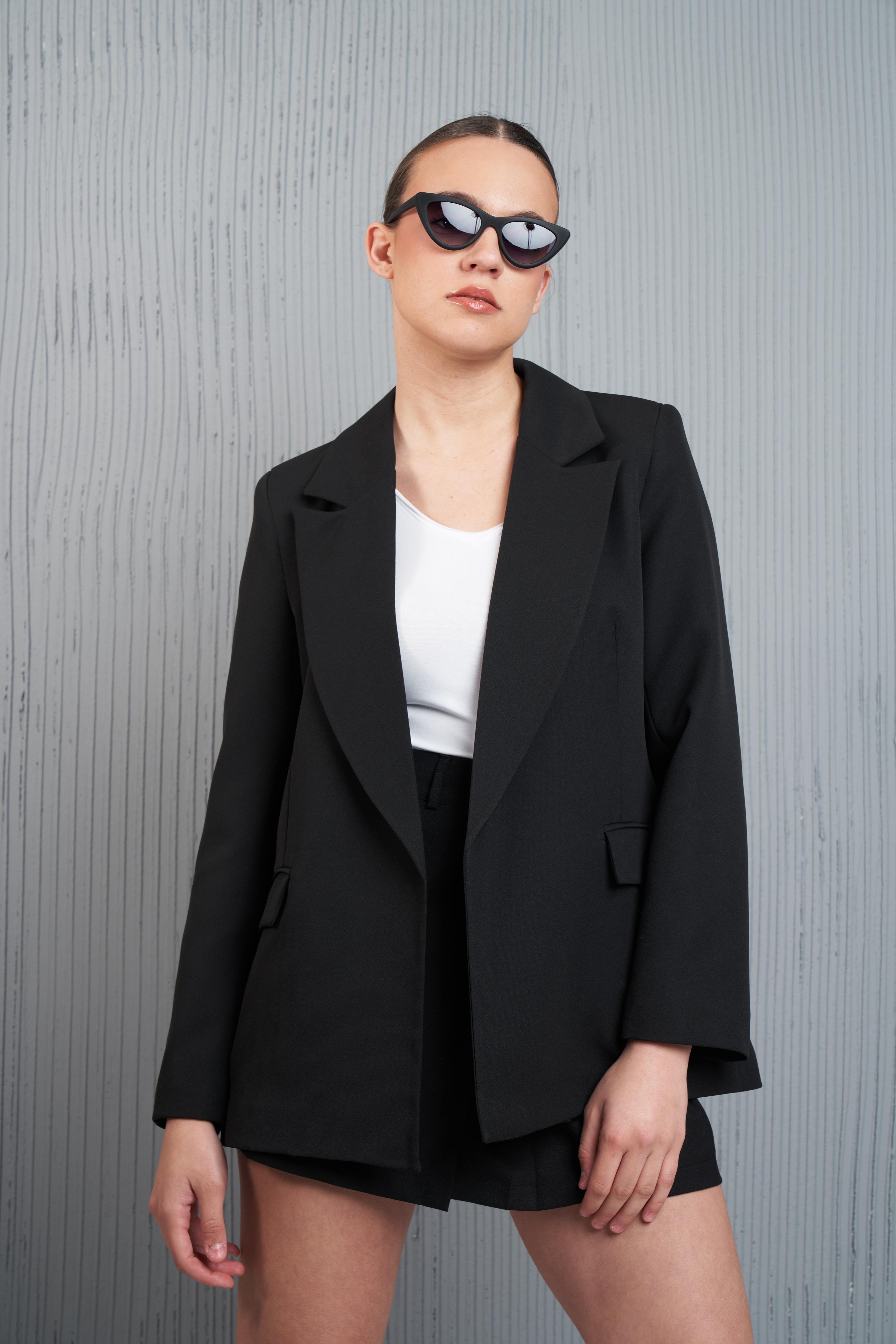 Oversize Blazer Ceket Siyah