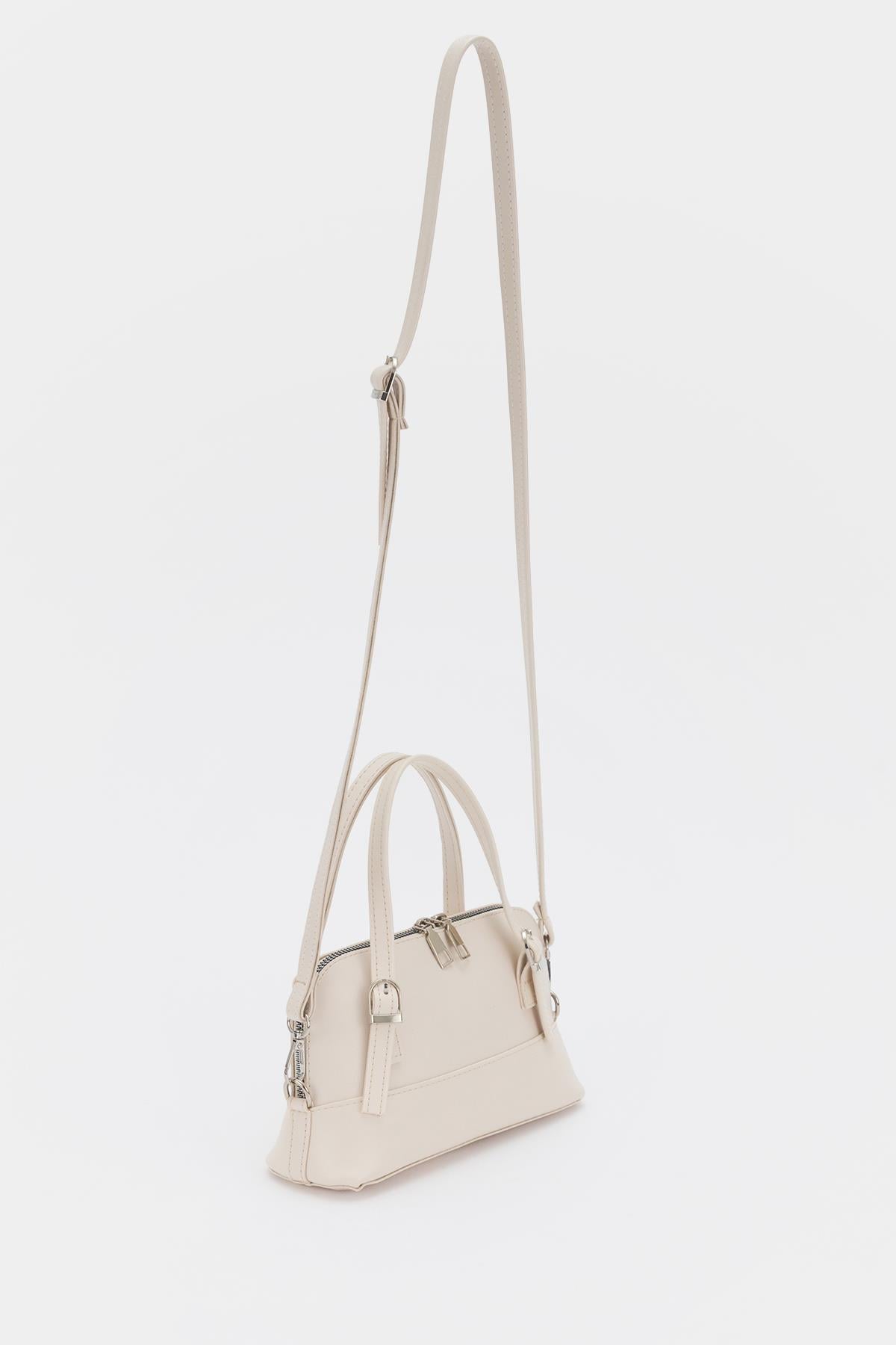 Popüler Model Çapraz Çanta Ekru