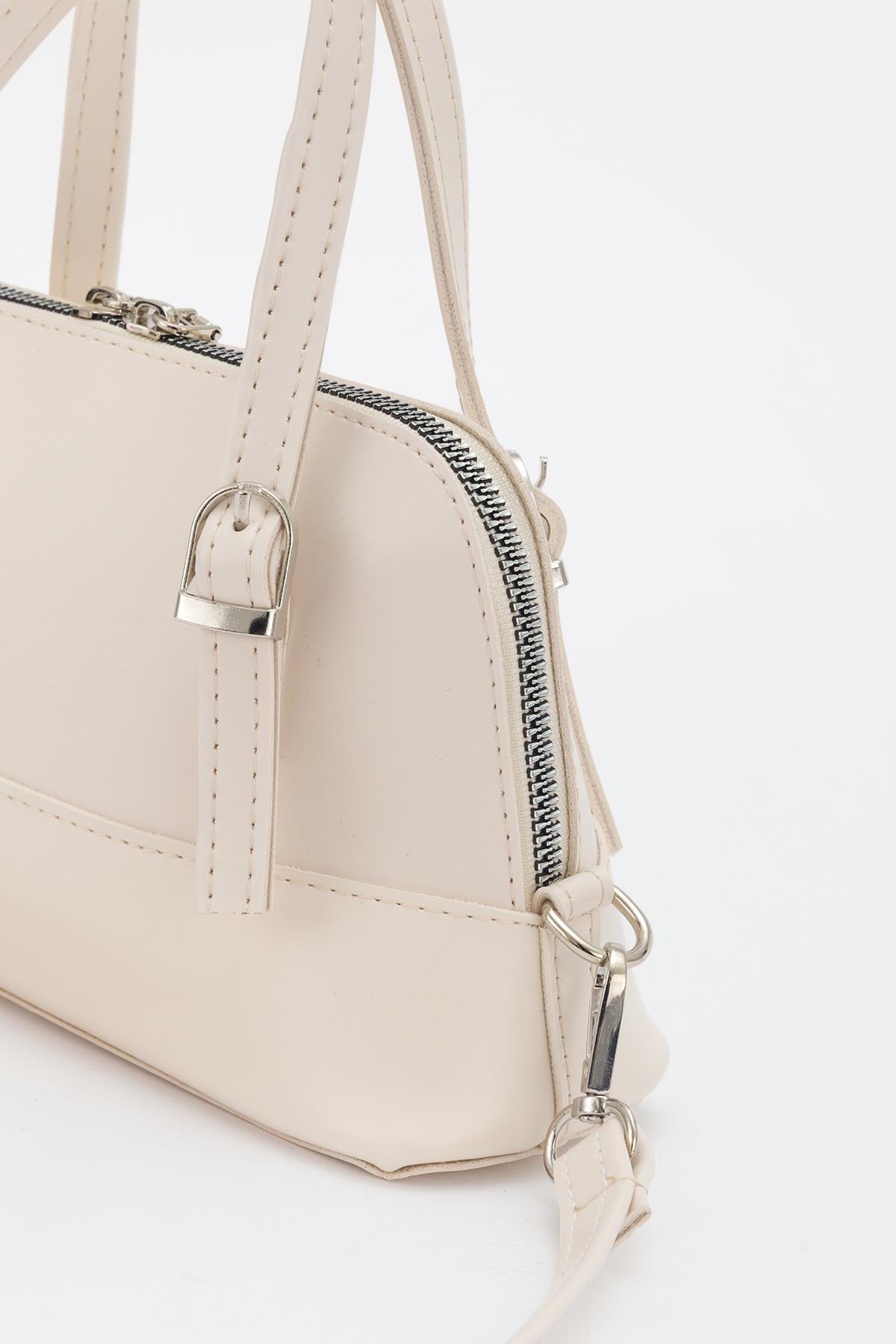 Popüler Model Çapraz Çanta Ekru