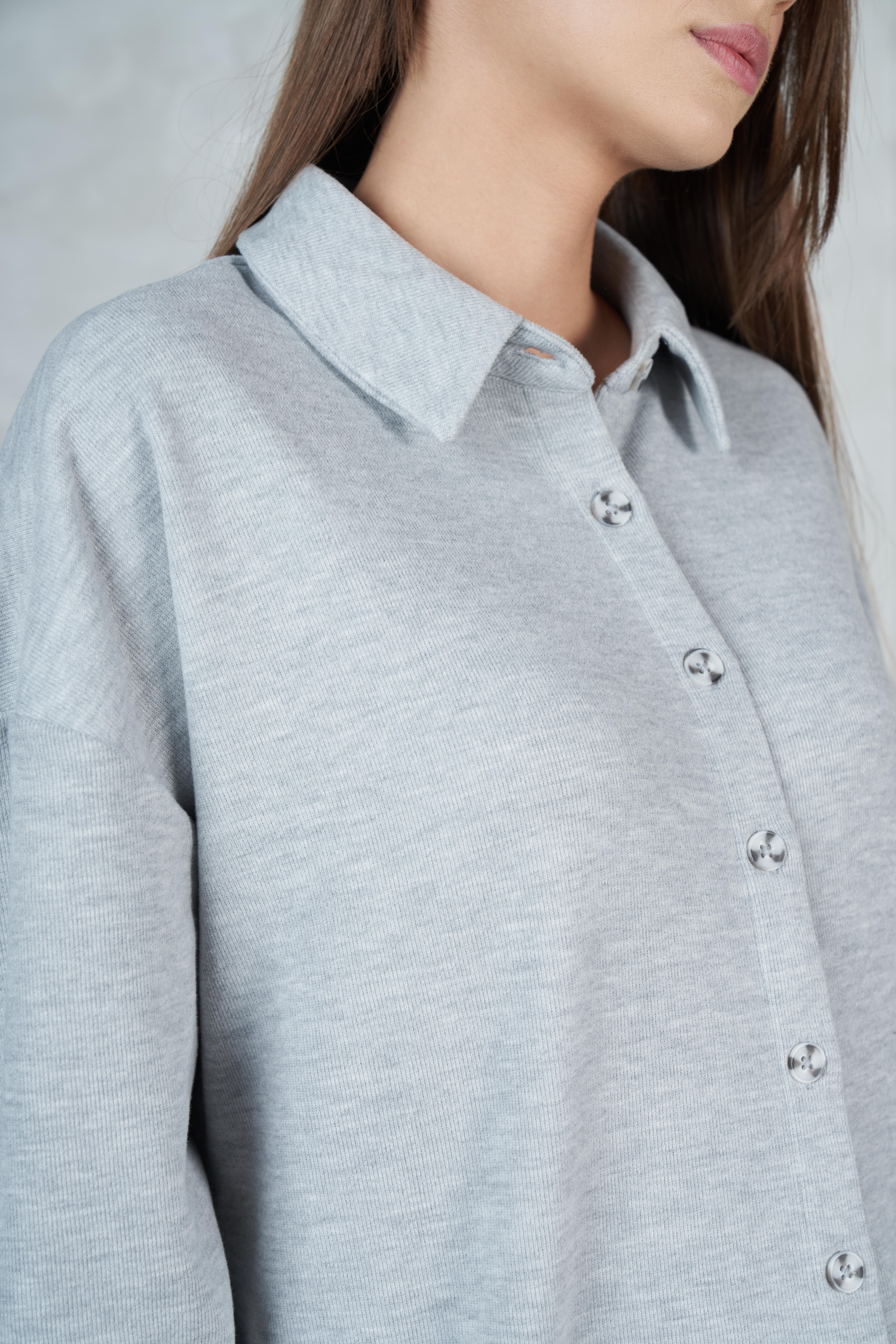 Triko Uzun Kol Gömlek Grimelanj