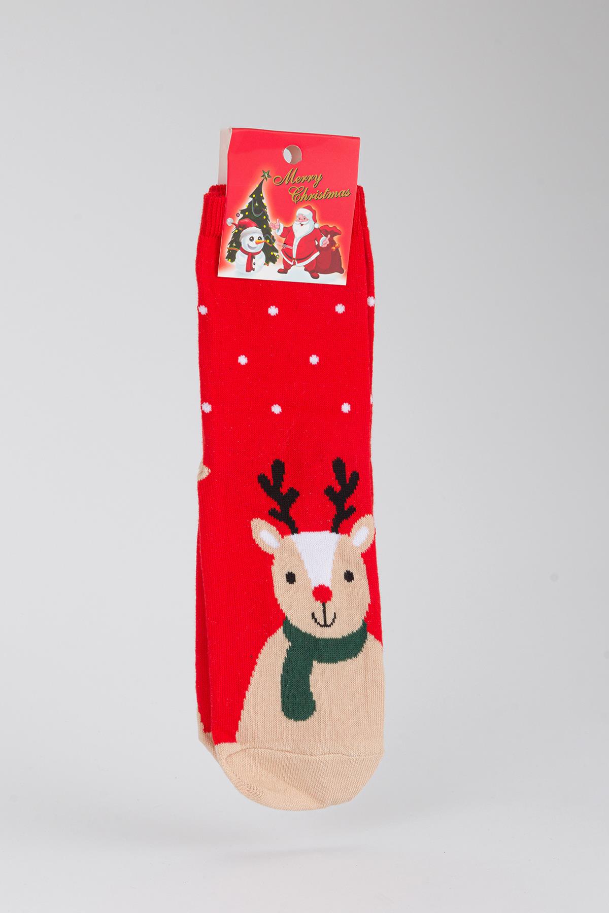 Yılbaşı Temalı Çorap
