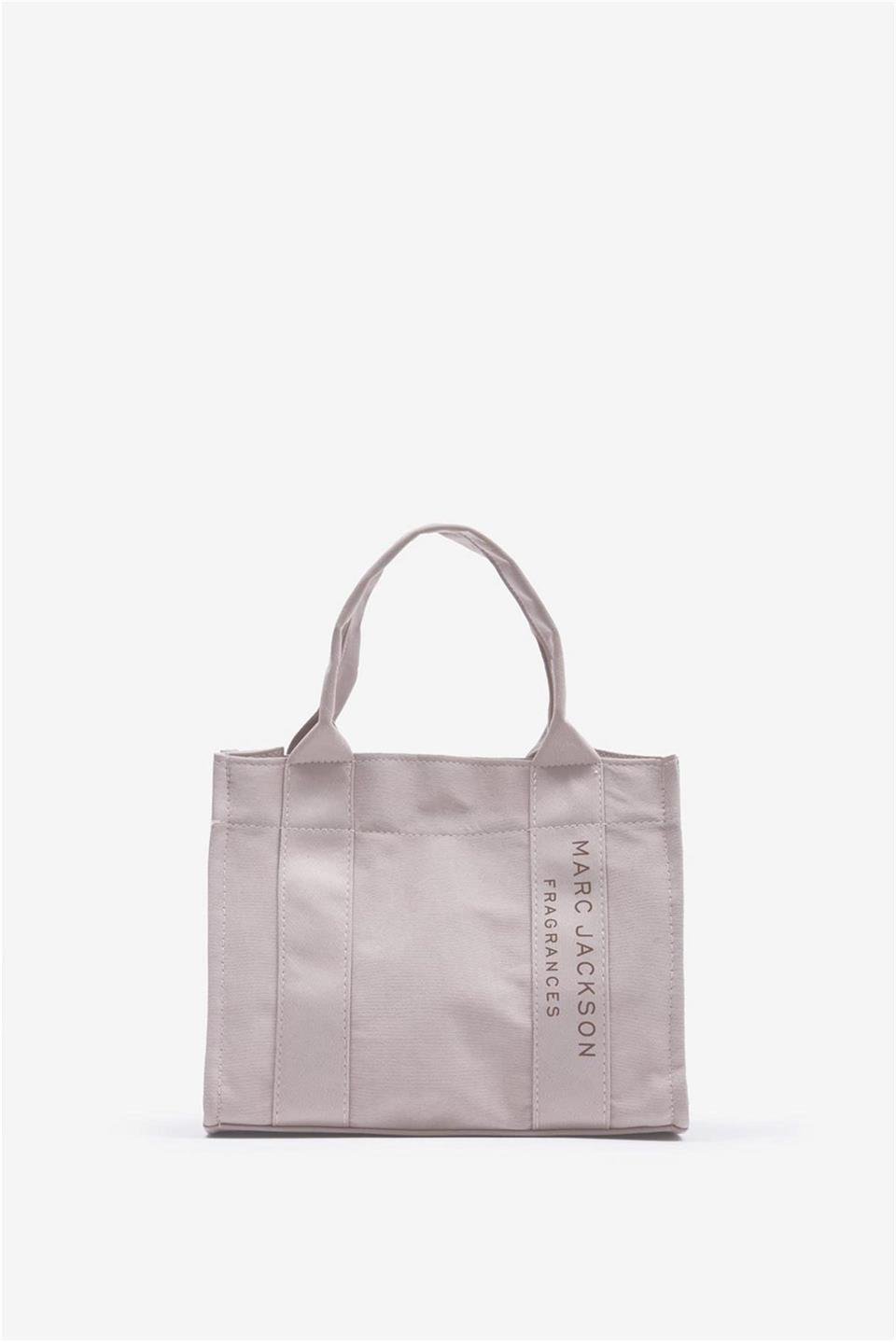 Mark Jackson Baskılı Kol Çantası Gri