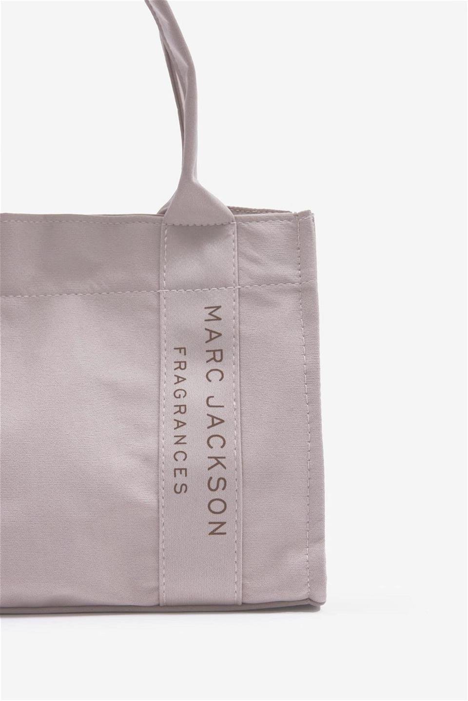 Mark Jackson Baskılı Kol Çantası Gri