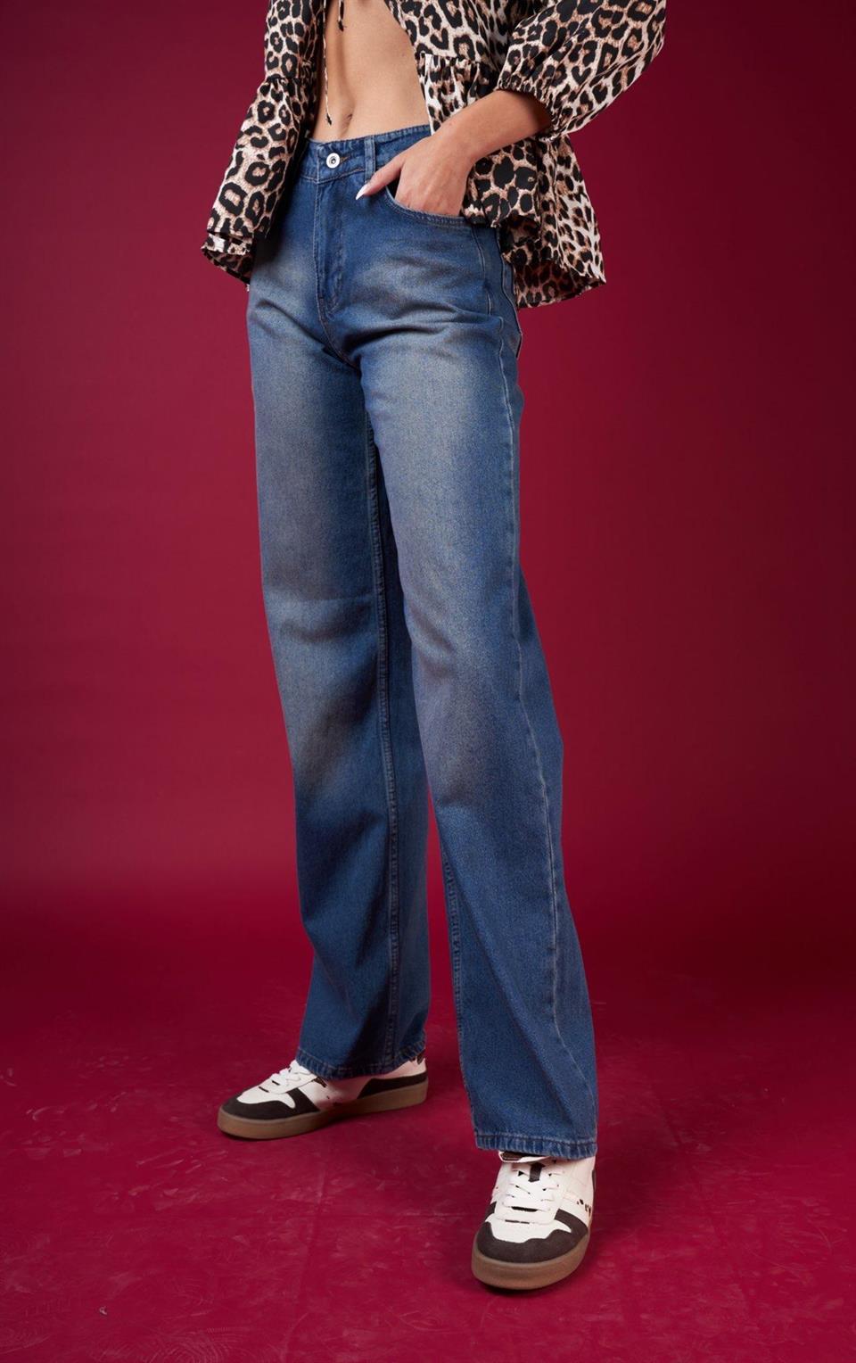 Palazzo Jean Pantolon Kahve Tint