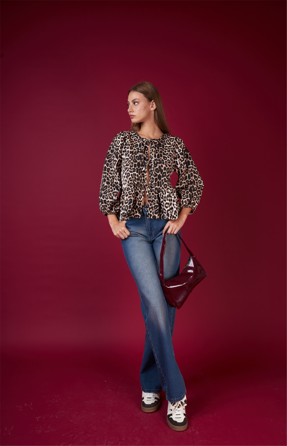 Palazzo Jean Pantolon Kahve Tint