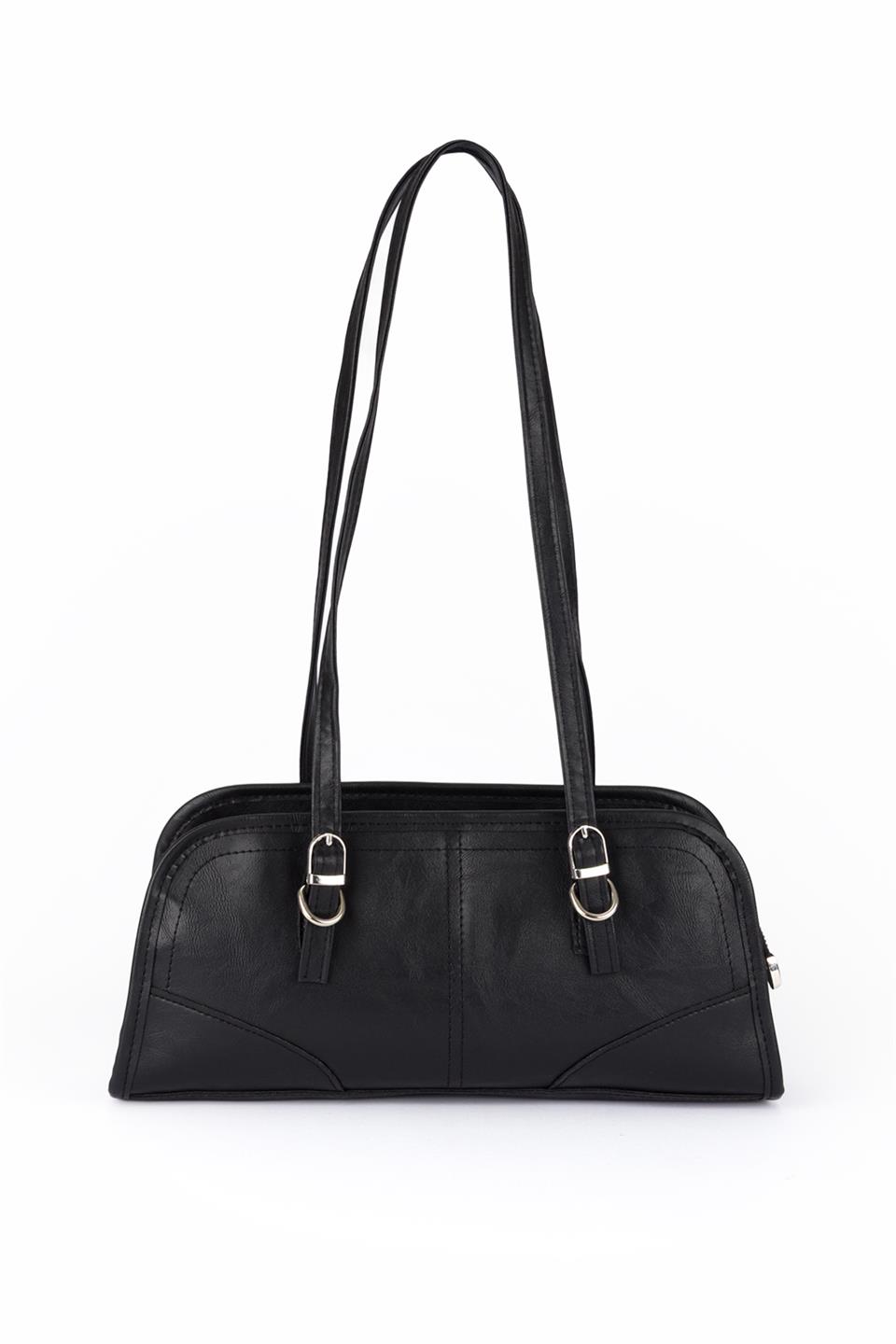 Baget Omuz Çantası Siyah