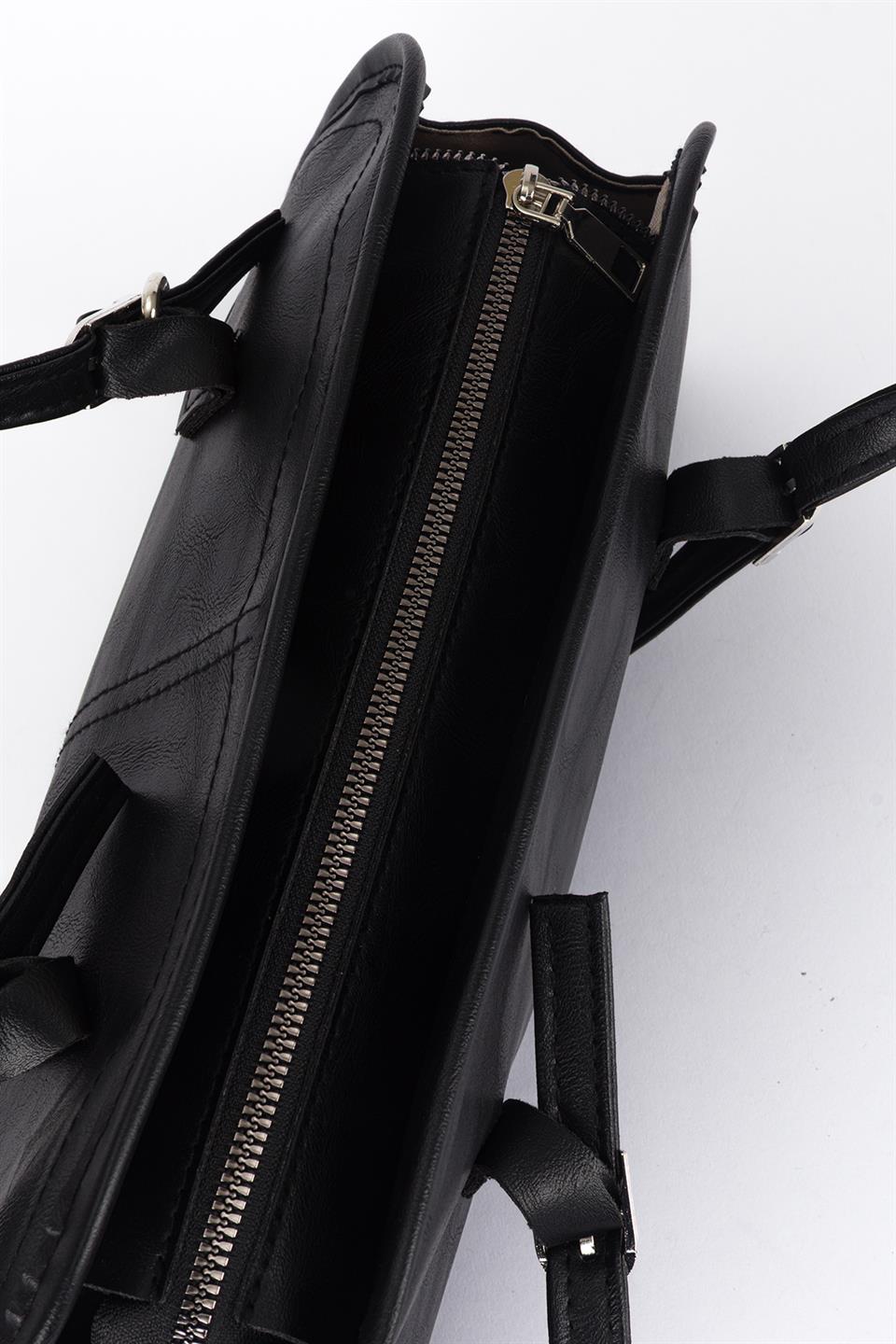 Baget Omuz Çantası Siyah