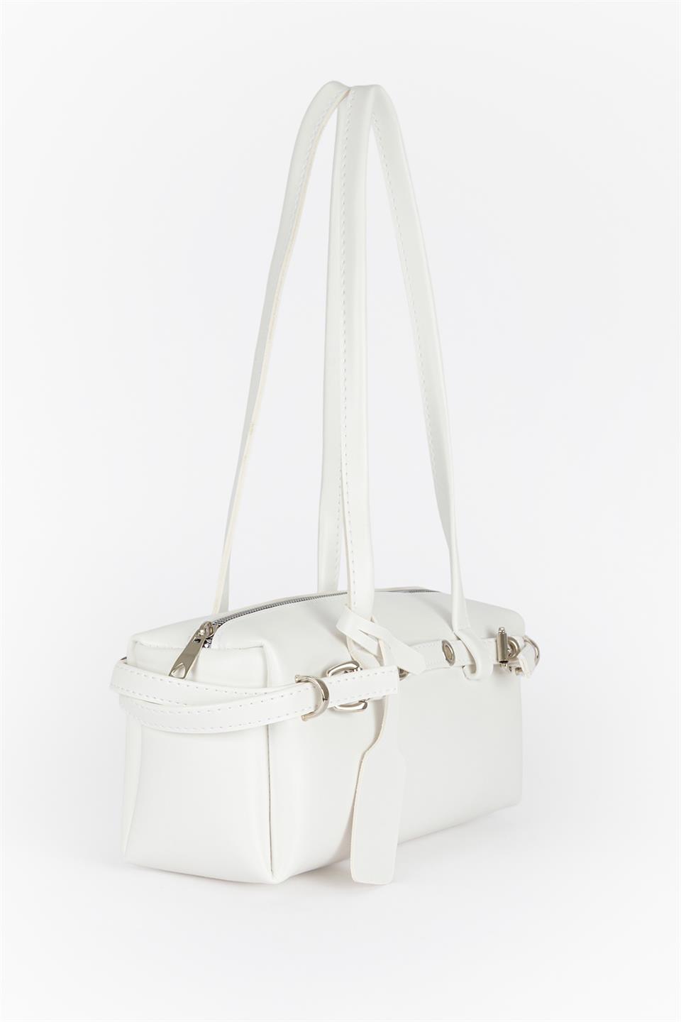 Balance Baget Çanta Beyaz