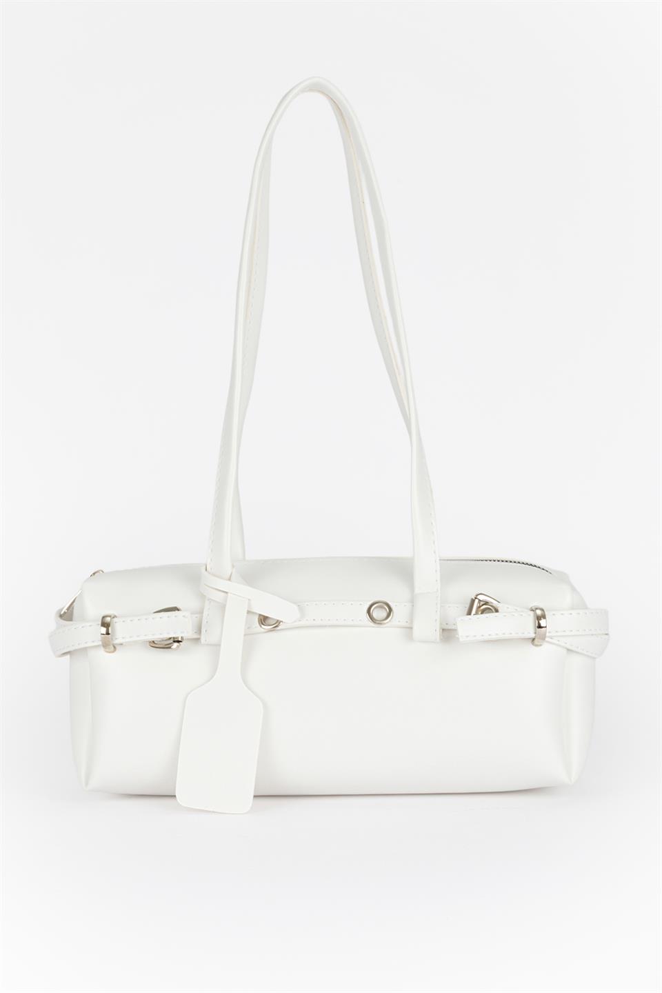 Balance Baget Çanta Beyaz