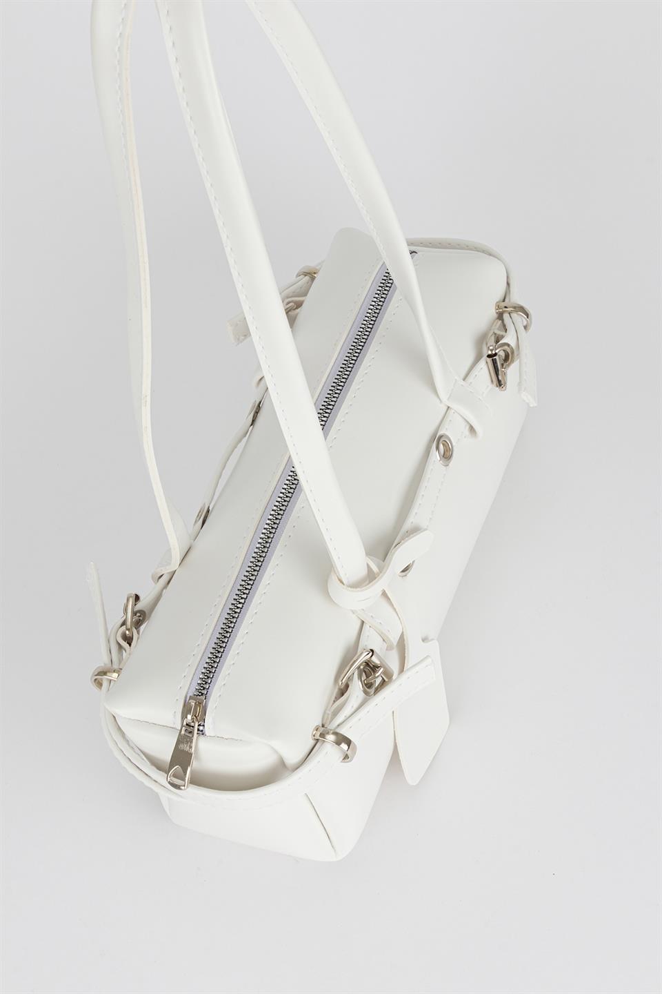 Balance Baget Çanta Beyaz