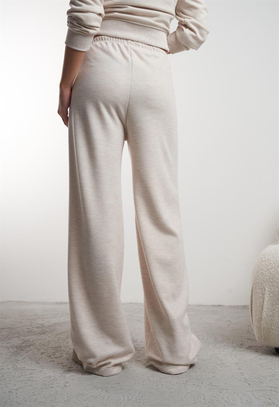 Basic Bol Paça Triko Pantolon Bejmelanj