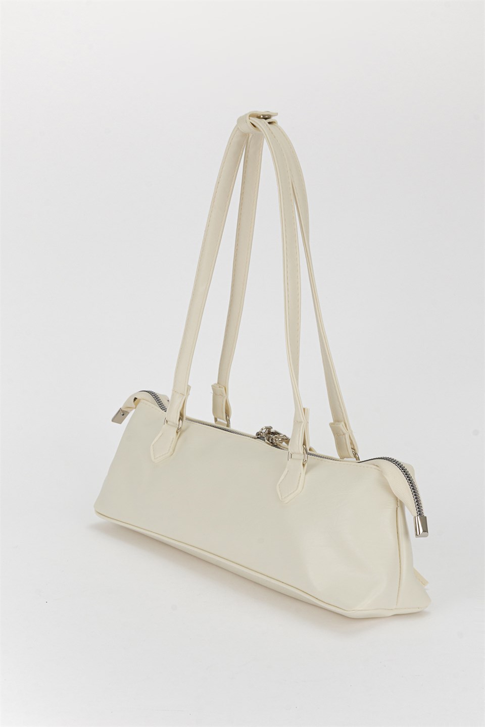 Basic Long Baget Çanta Ekru