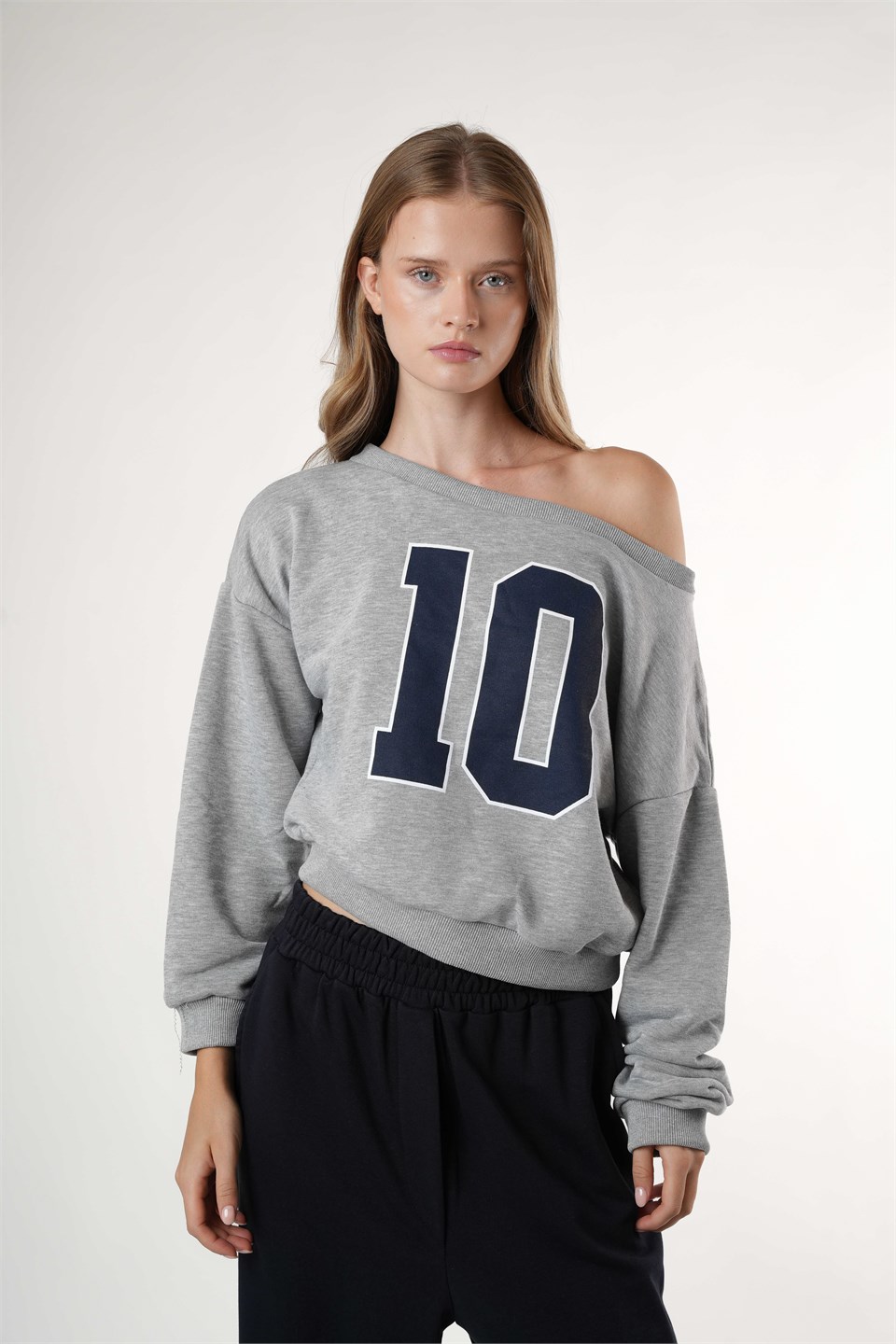 Baskılı Sweatshirt Grimelanj