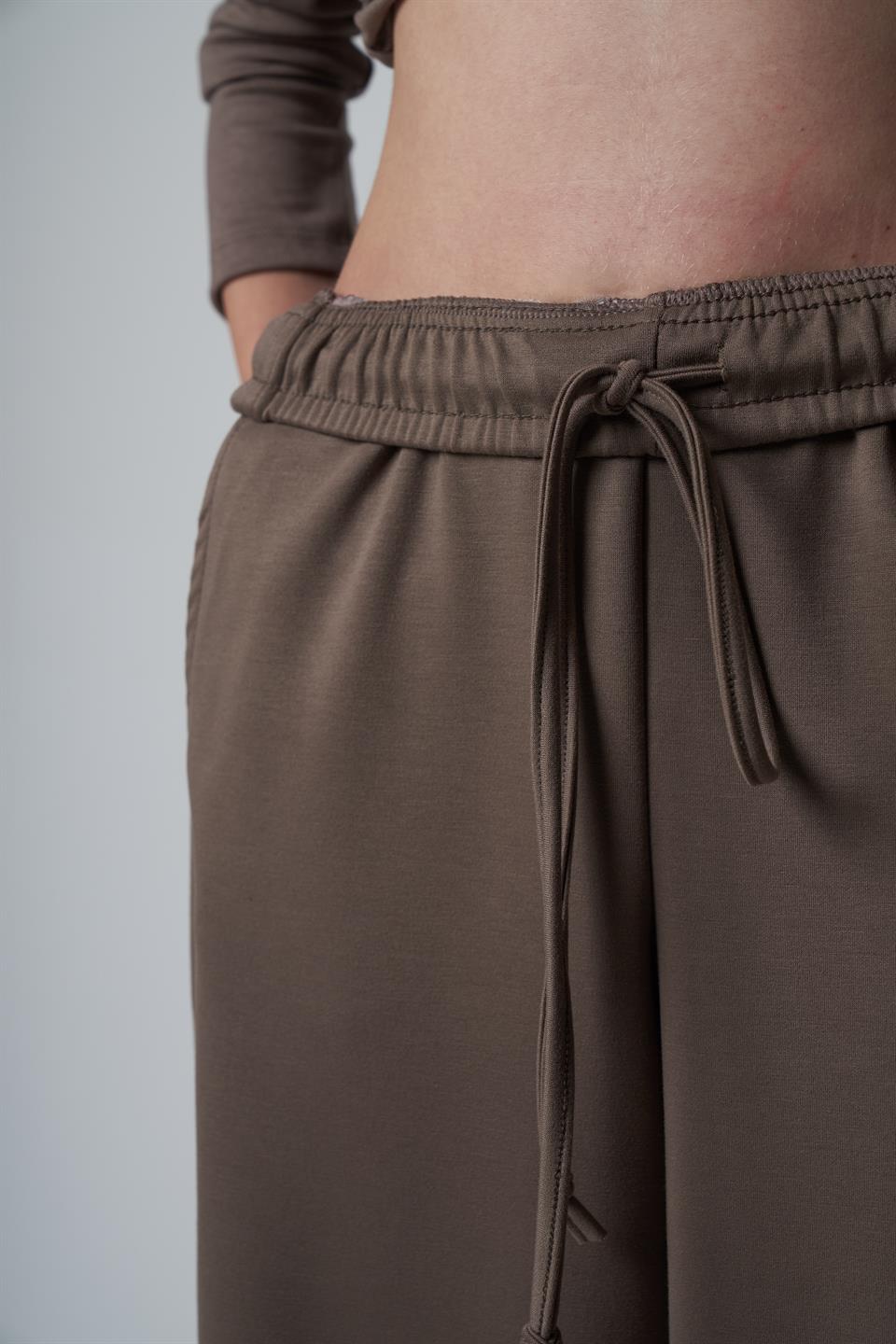 Bol Paça Modal Pantolon Vizon