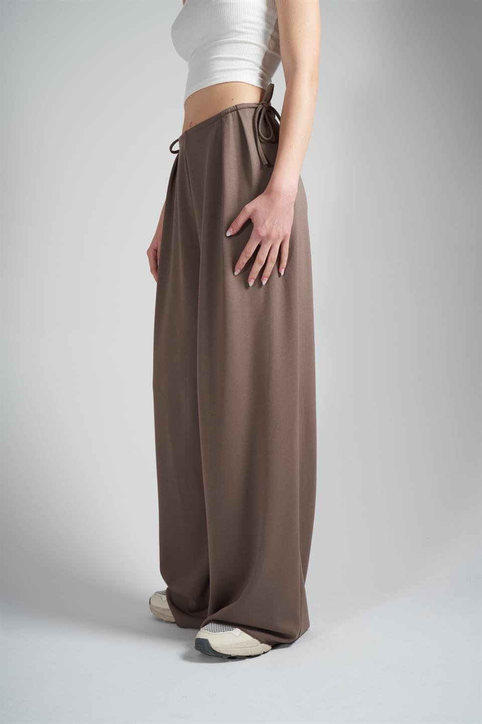 Bol Paça Modal Pantolon Vizon