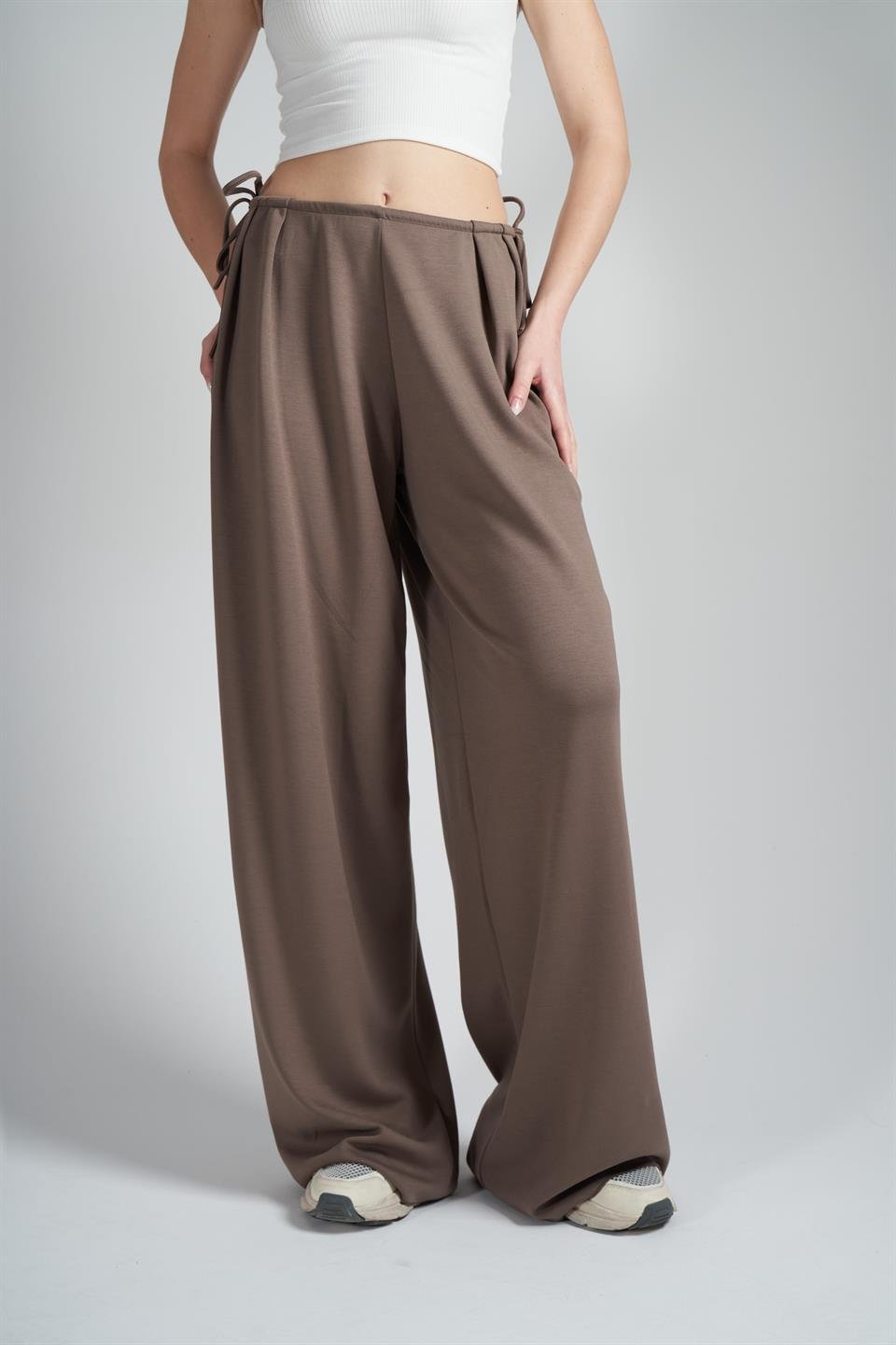 Bol Paça Modal Pantolon Vizon