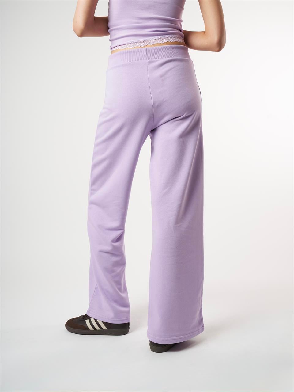 Bol Paça Pantolon Açık Lila