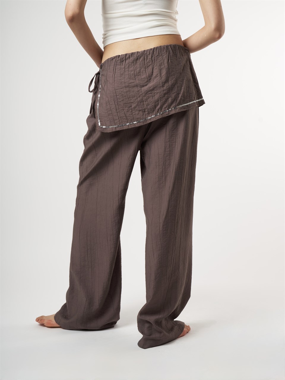 Bol Paça Pantolon Vizon