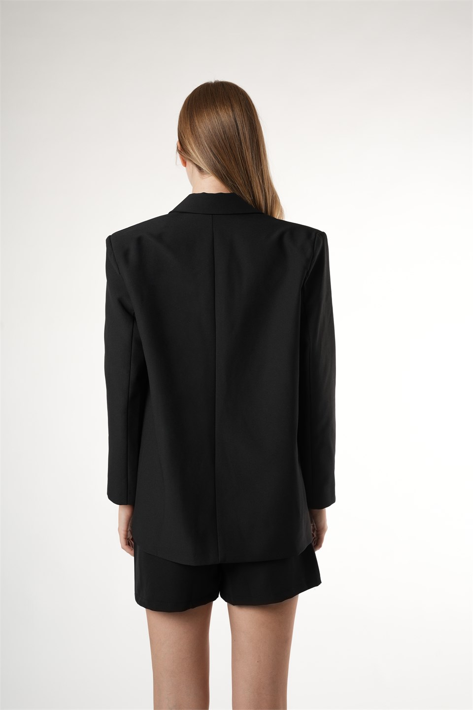 Cepli Blazer Ceket Siyah
