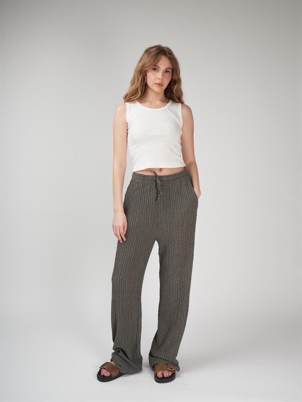 Cepli Bol Paça Rasel Pantolon Antrasit