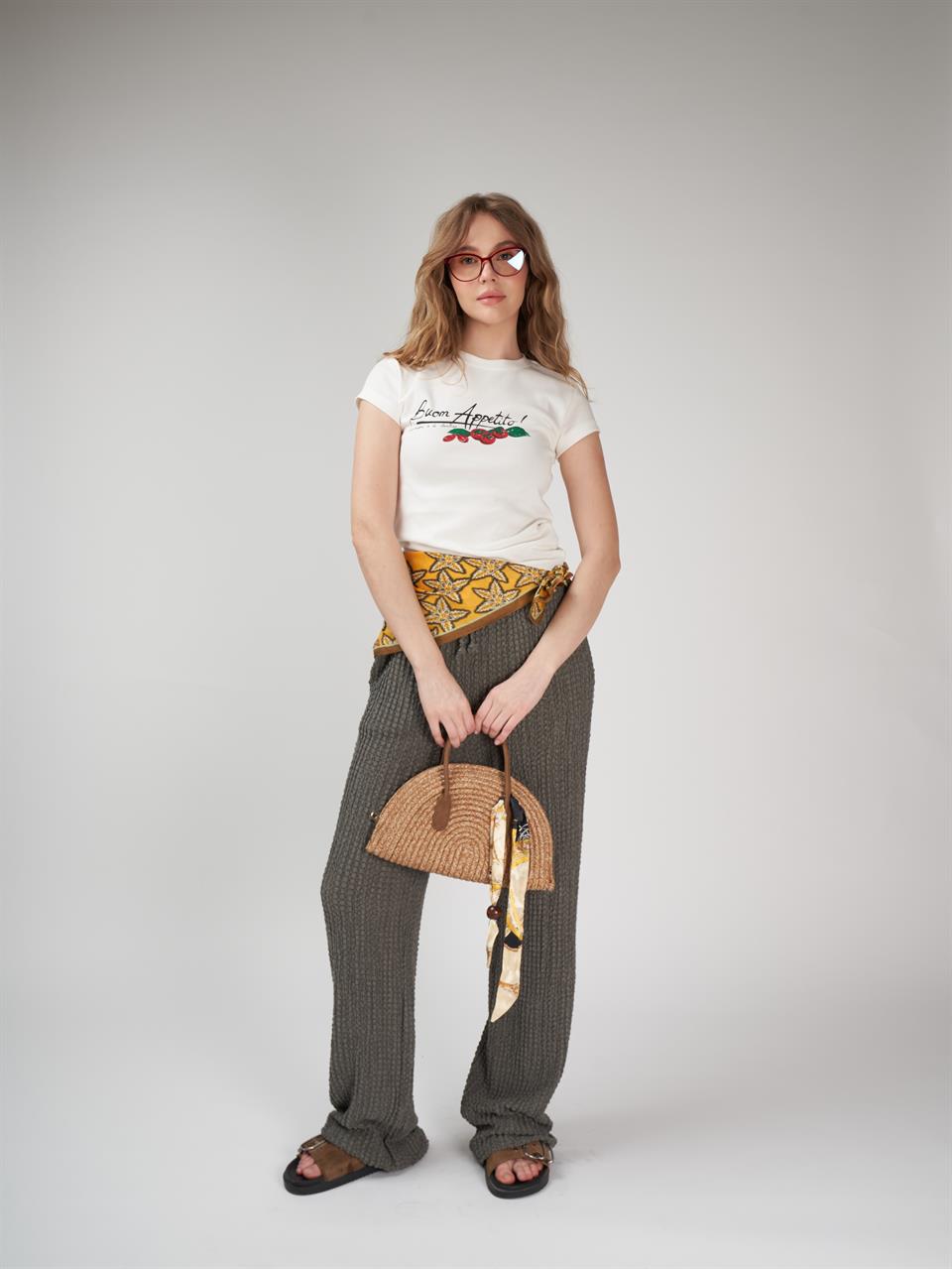 Cepli Bol Paça Rasel Pantolon Antrasit