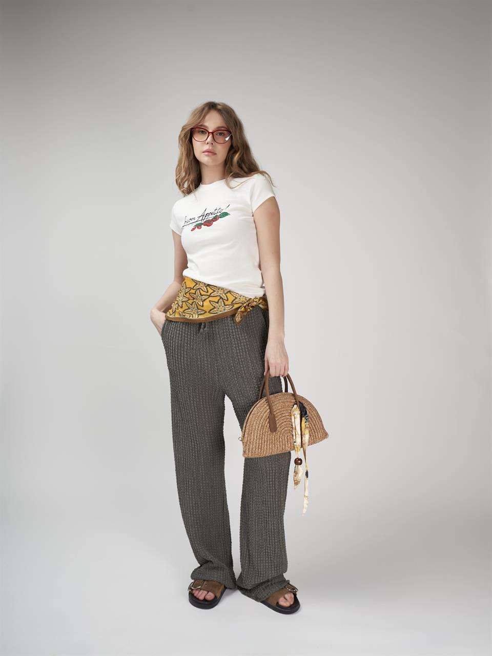 Cepli Bol Paça Rasel Pantolon Antrasit