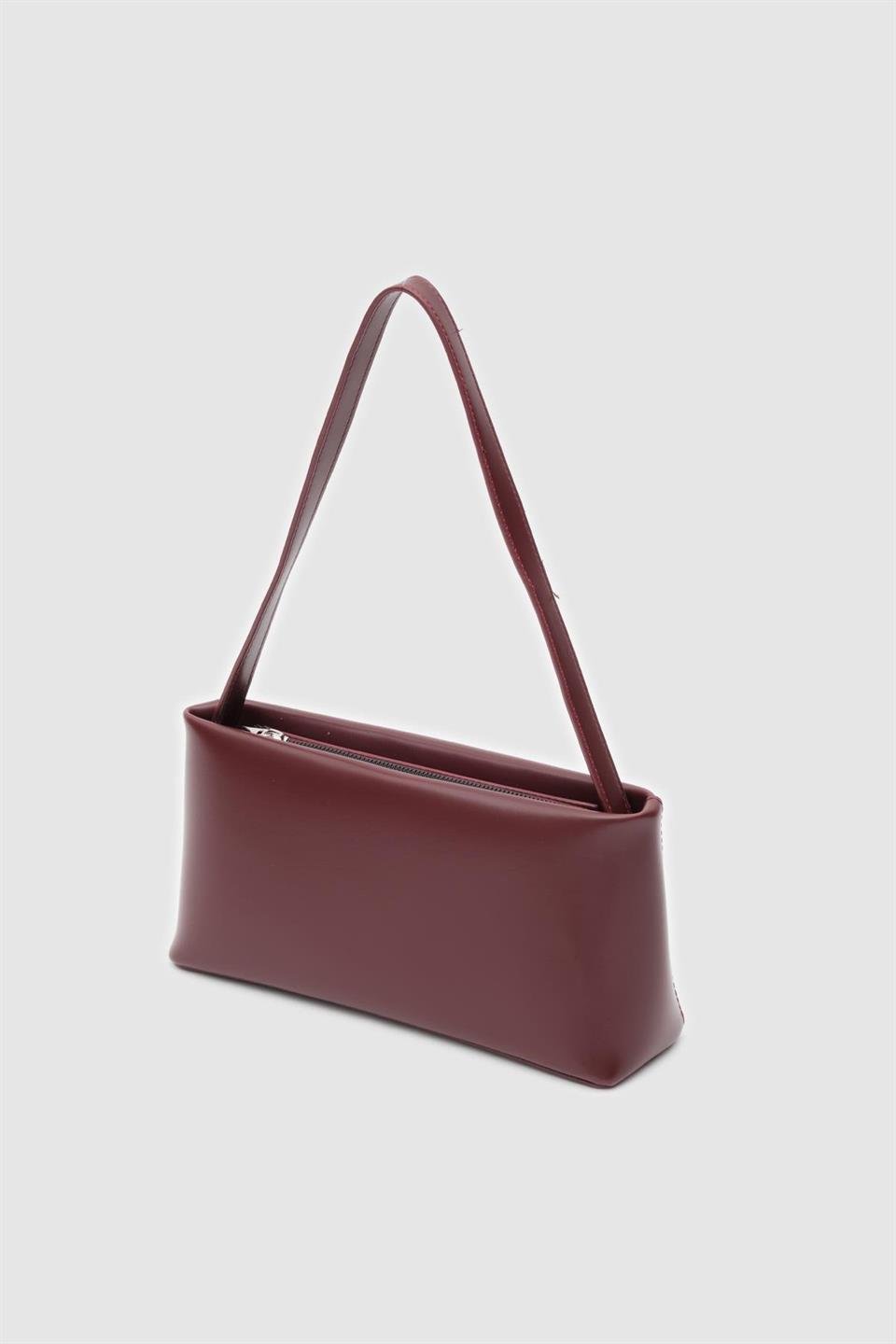 City Baget Çanta Bordo