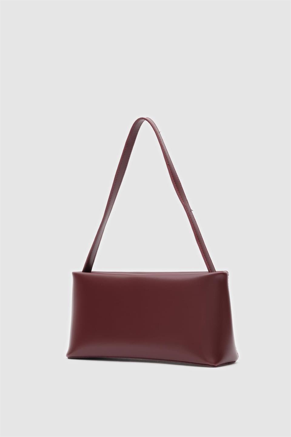 City Baget Çanta Bordo