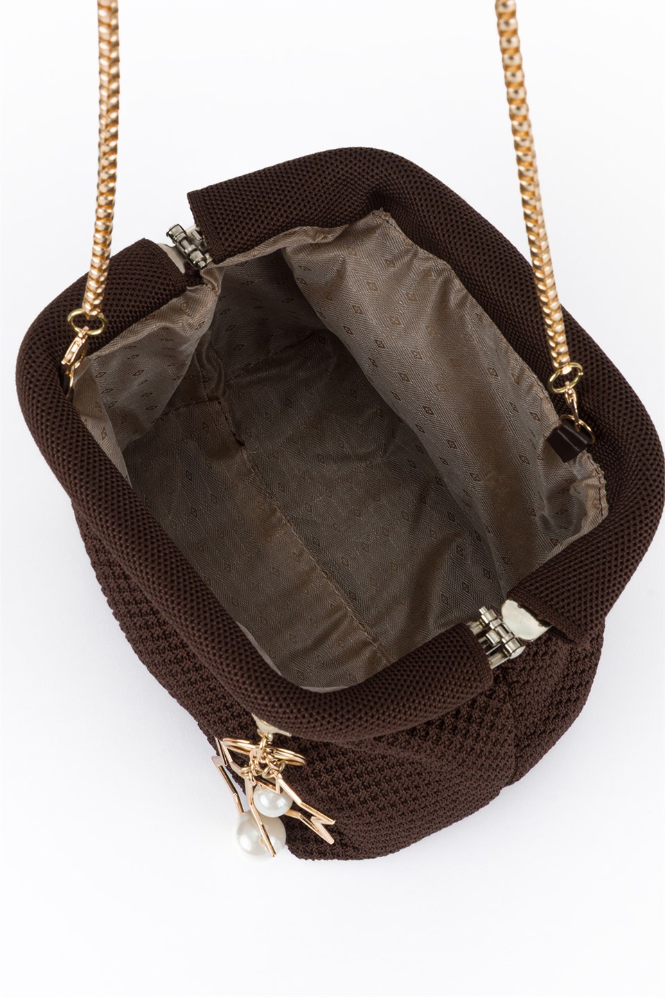 Clutch Çanta Kahve