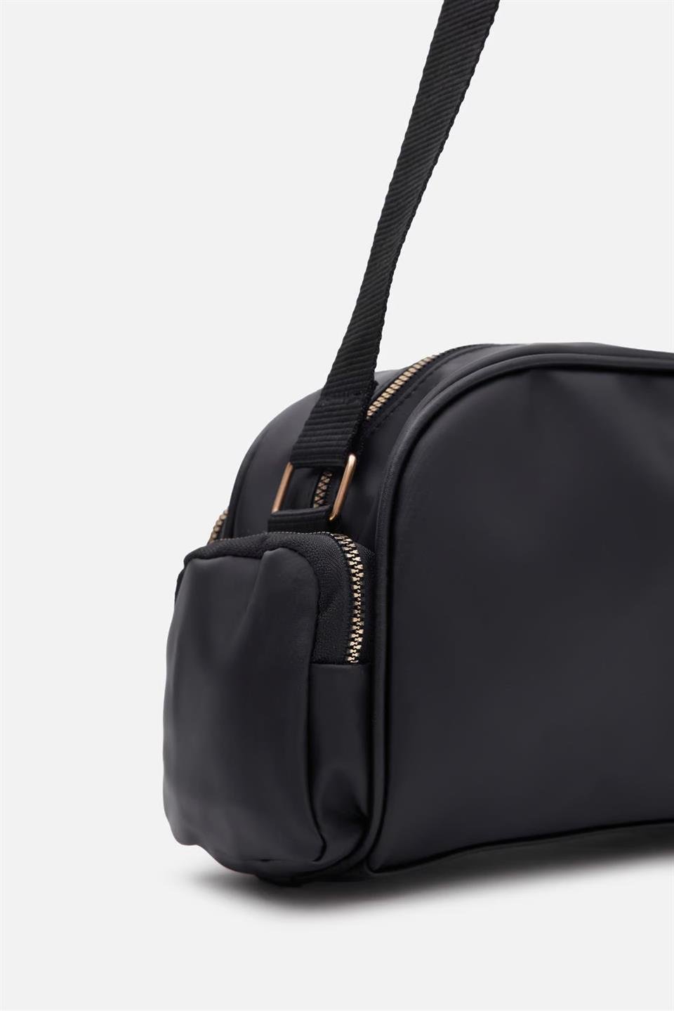 Çok Gözlü Çapraz Çanta Siyah