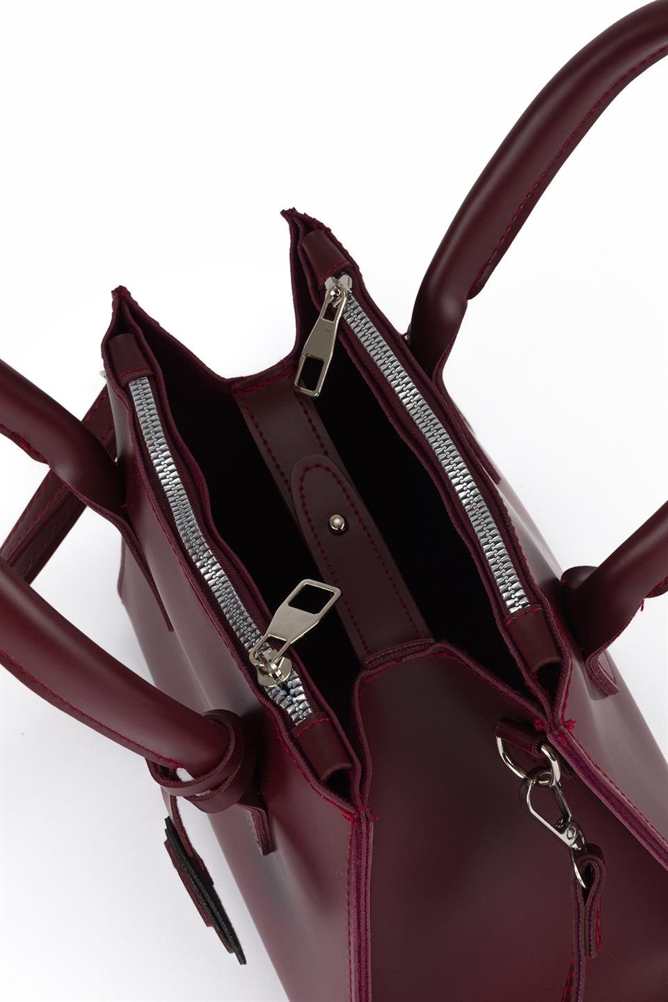 Çok Gözlü El Ve Çapraz Çanta Bordo