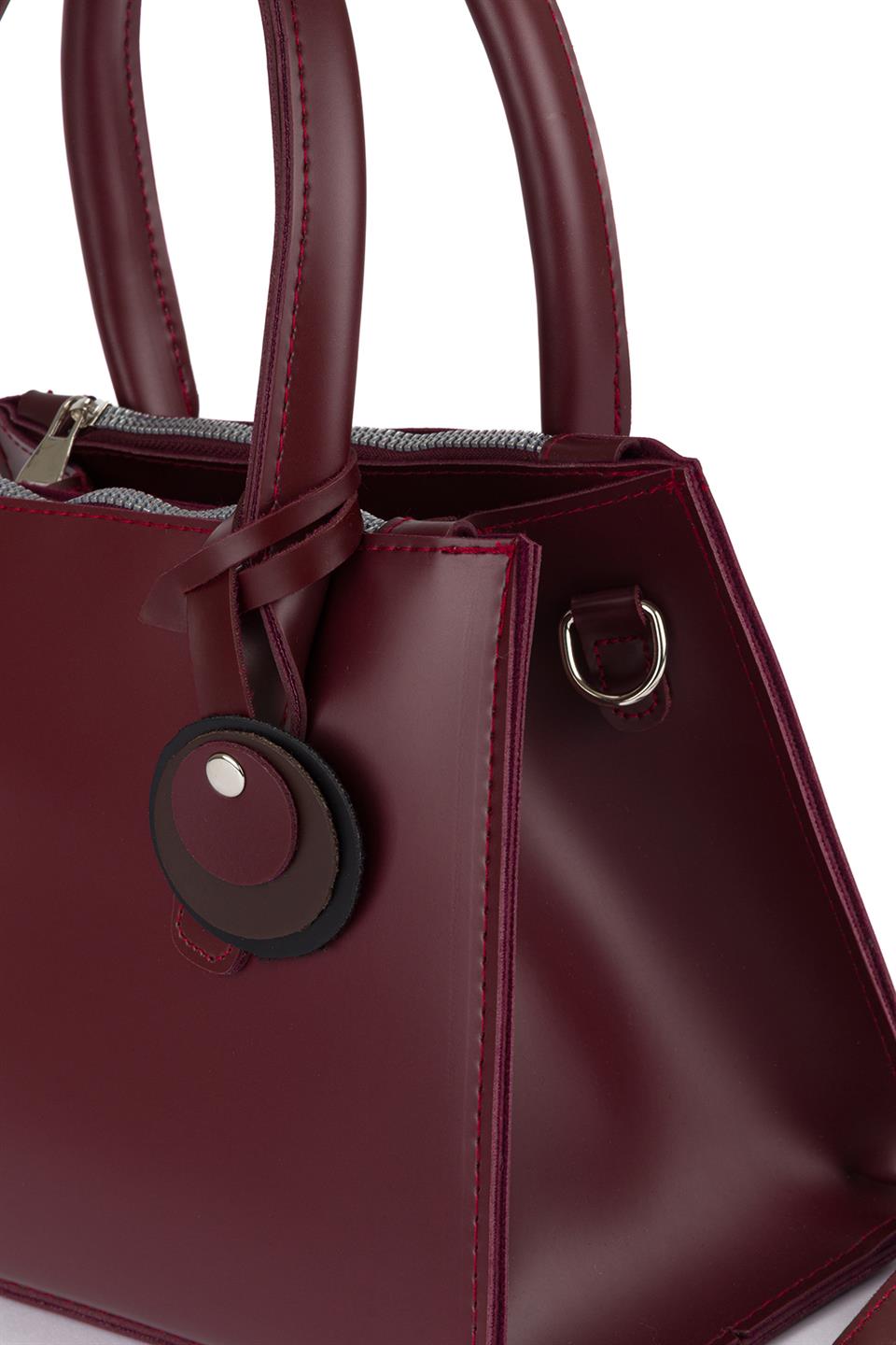 Çok Gözlü El Ve Çapraz Çanta Bordo