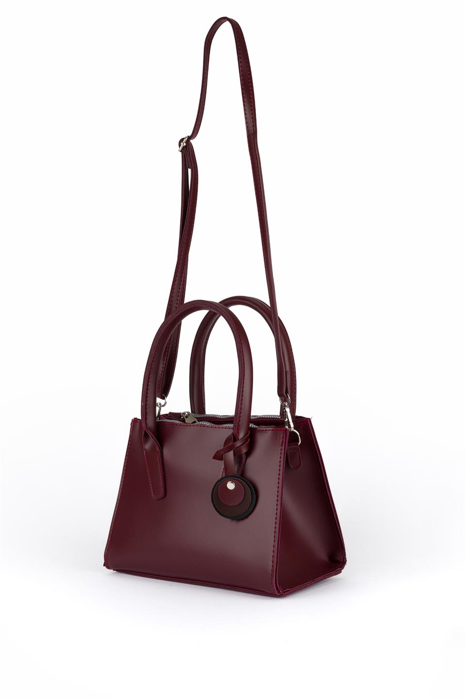 Çok Gözlü El Ve Çapraz Çanta Bordo