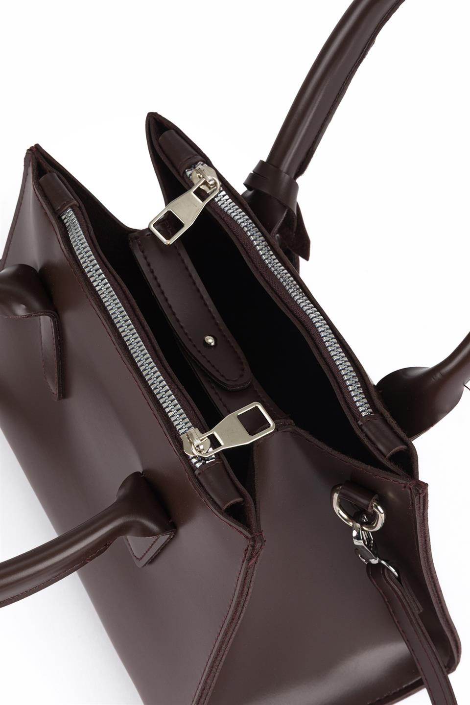 Çok Gözlü El Ve Çapraz Çanta Kahve