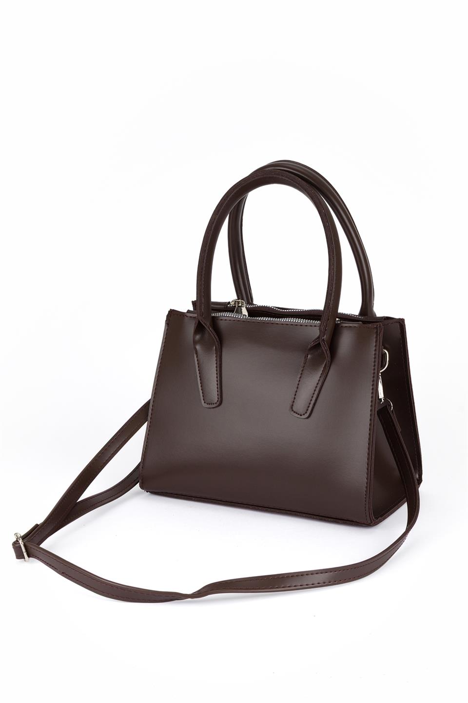 Çok Gözlü El Ve Çapraz Çanta Kahve