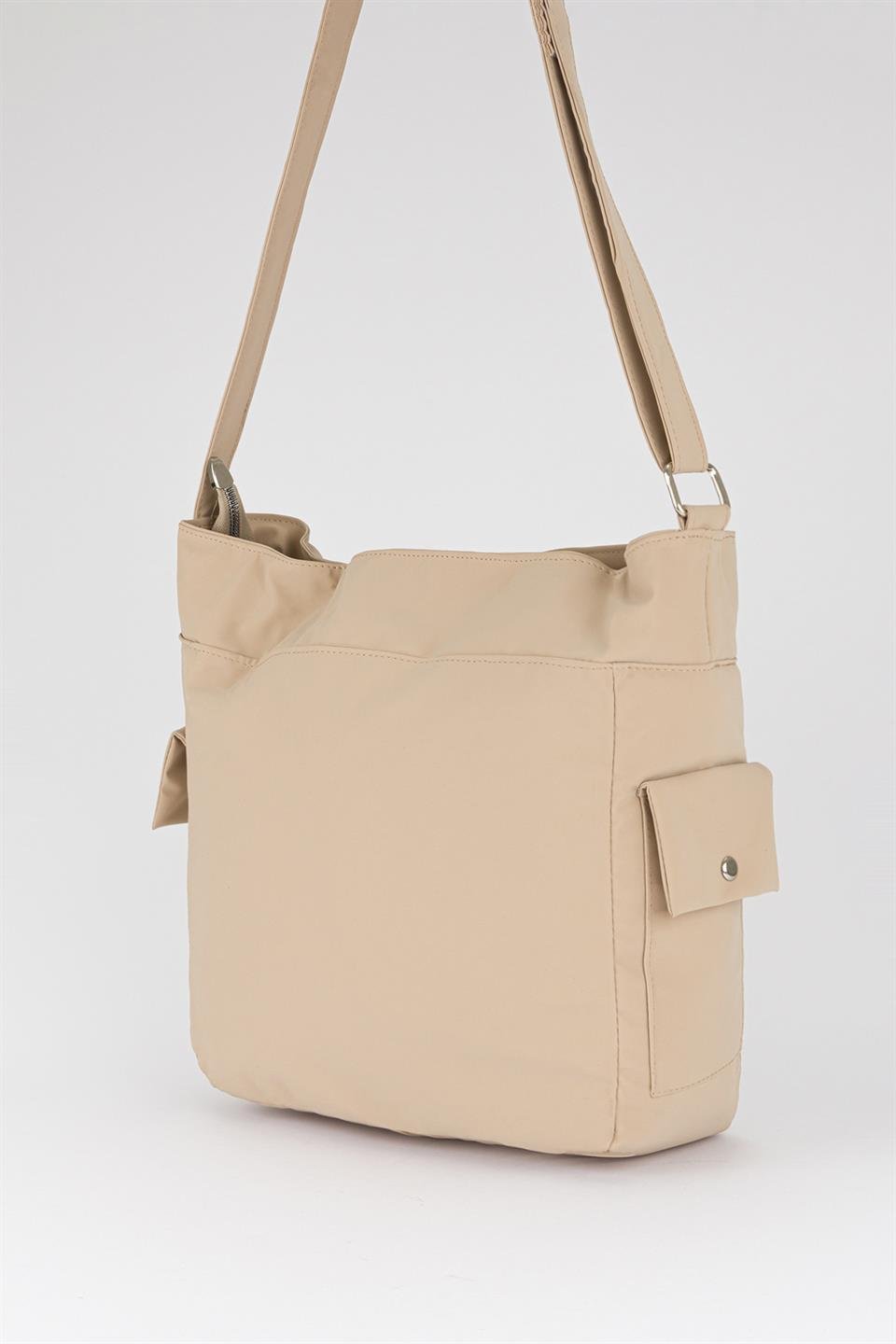 College Omuz Çantası Kum