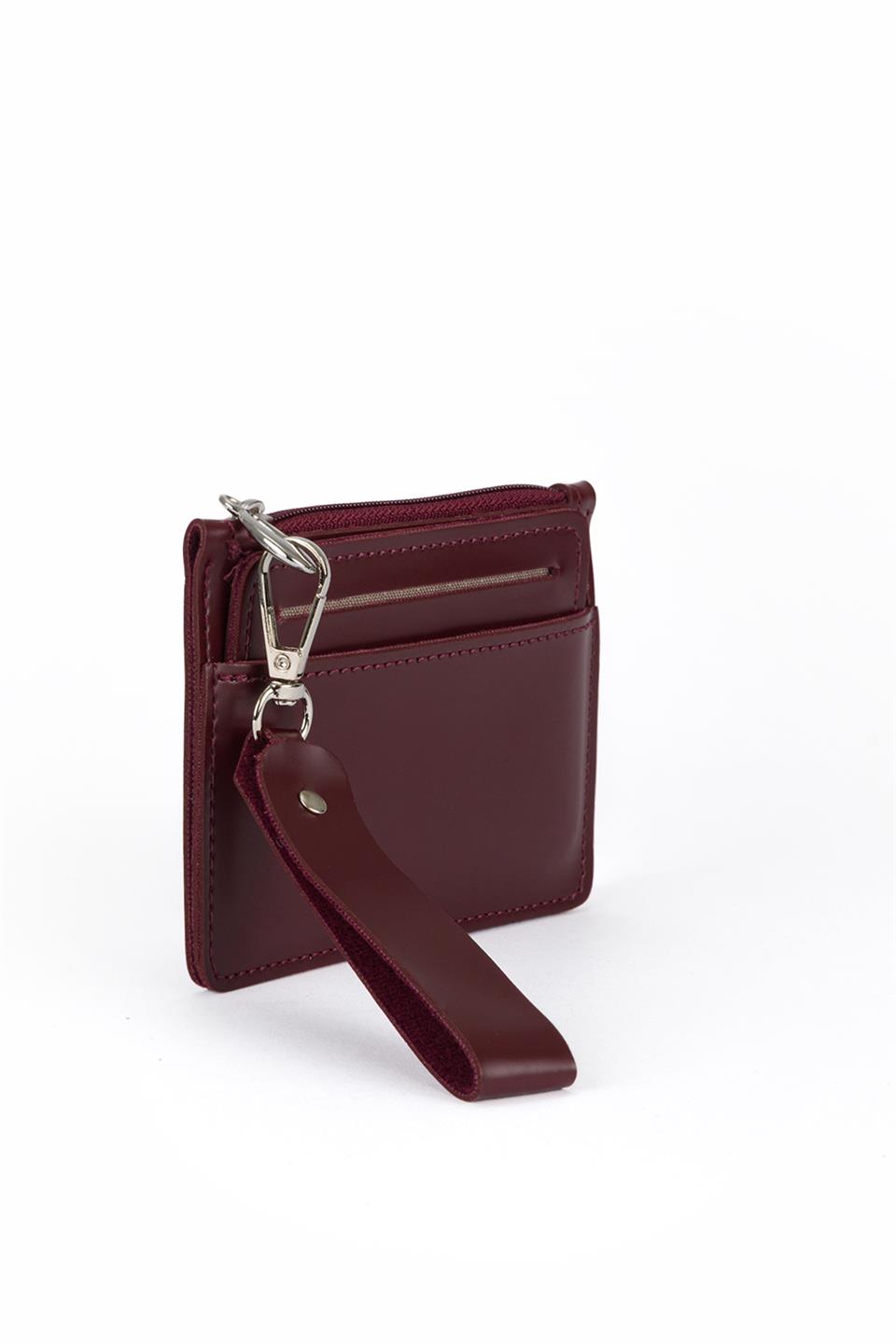 İç İçe Geçmeli Kartlık Bordo