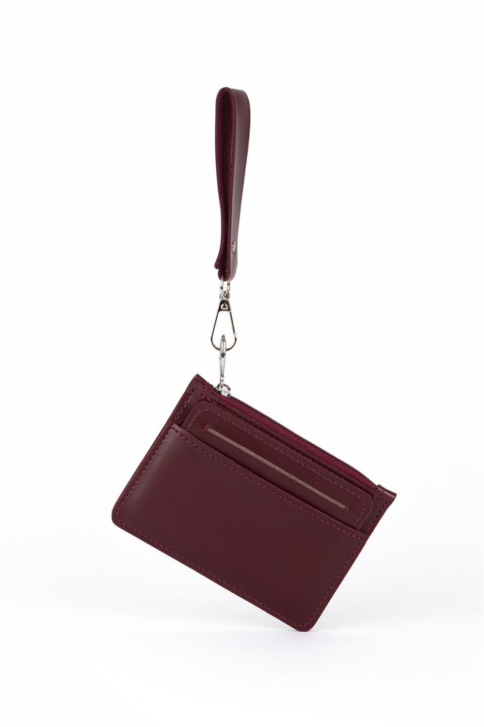 İç İçe Geçmeli Kartlık Bordo