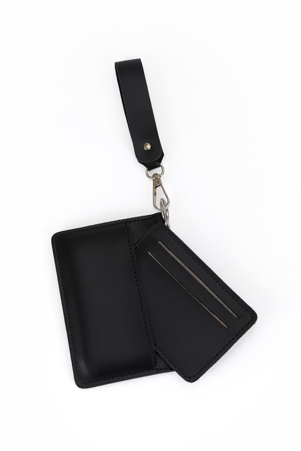 İç İçe Geçmeli Kartlık Siyah