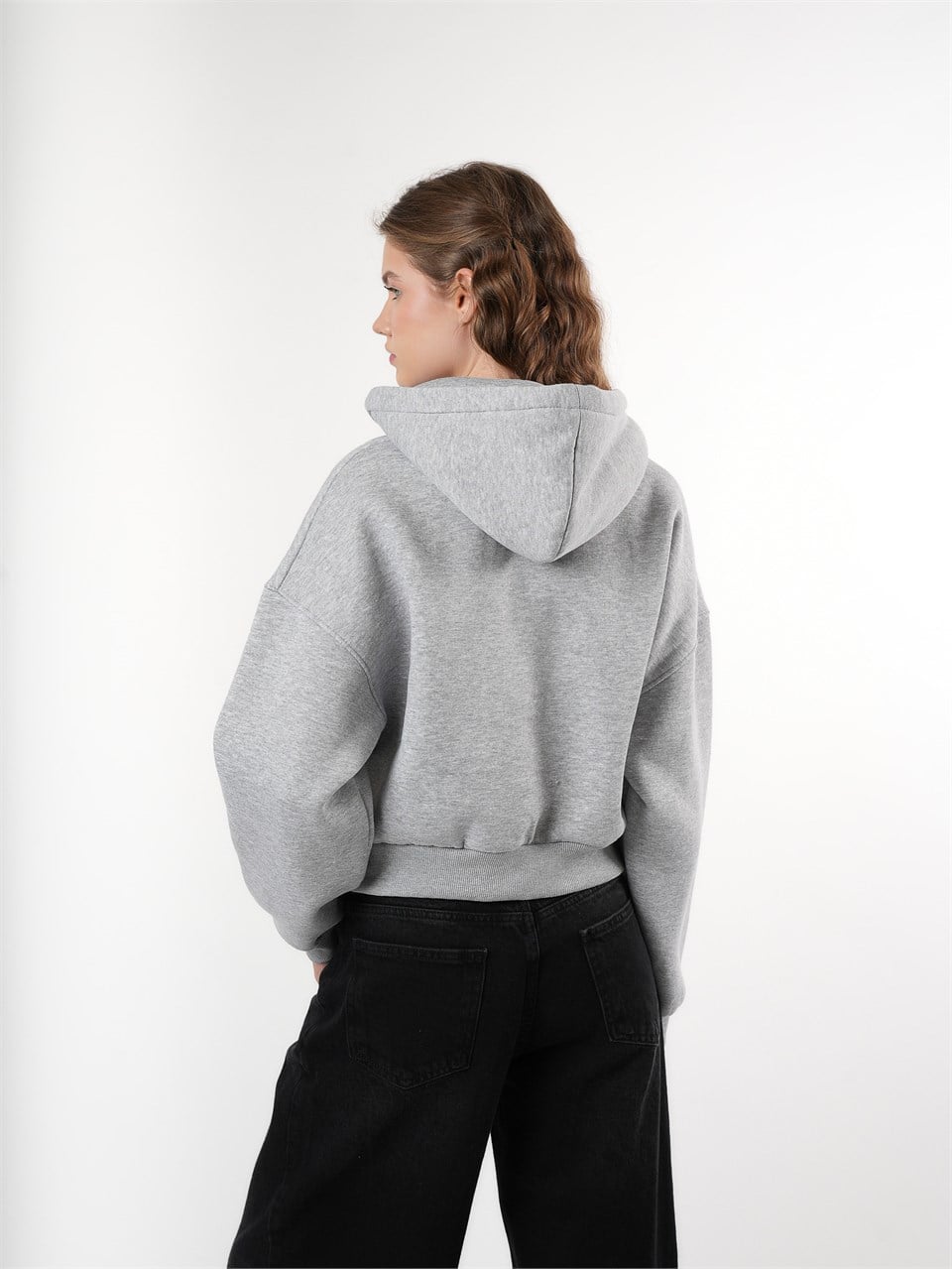 Kapüşonlu Şardonlu Sweatmont Grimelanj