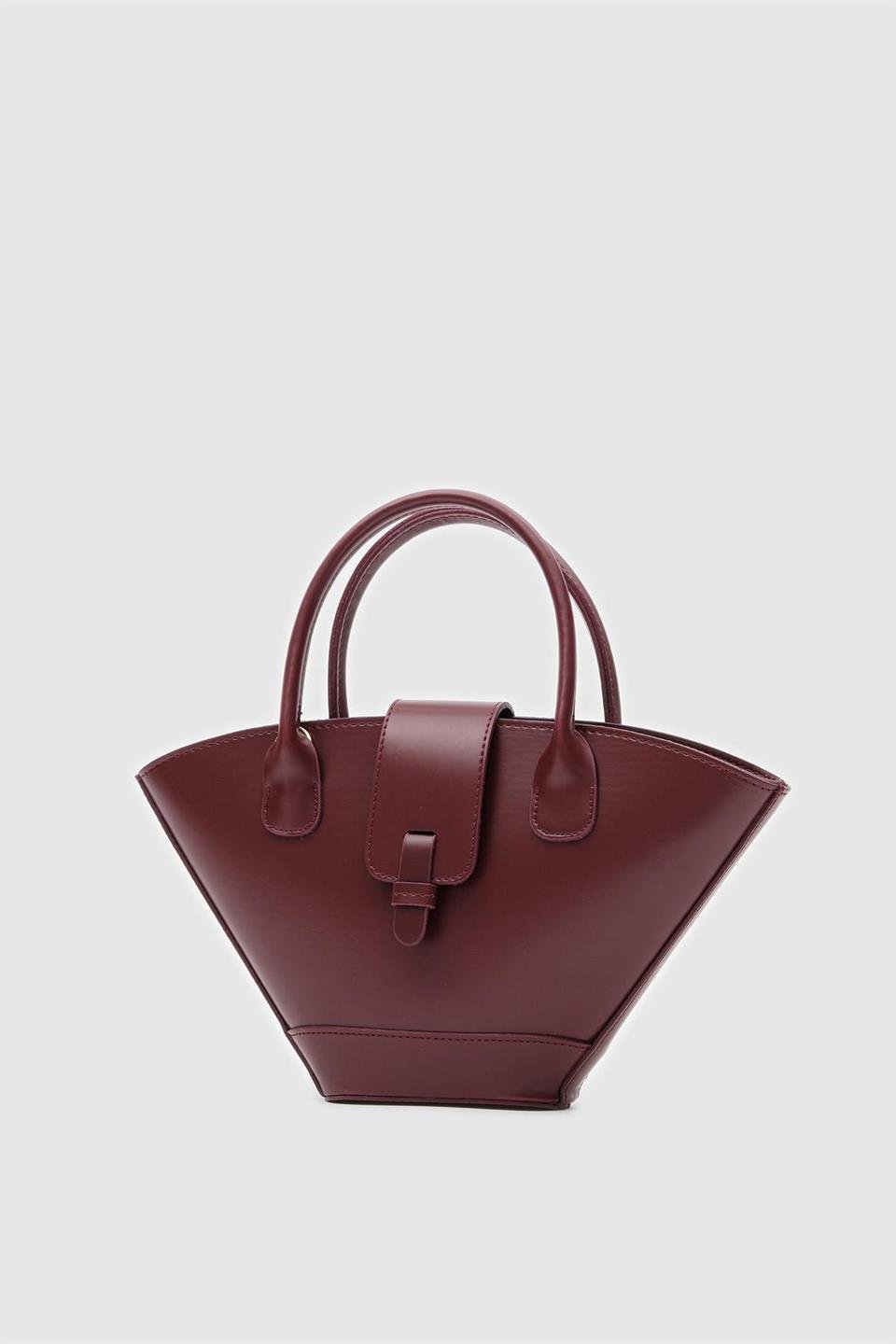 Kova Çapraz Çanta Bordo