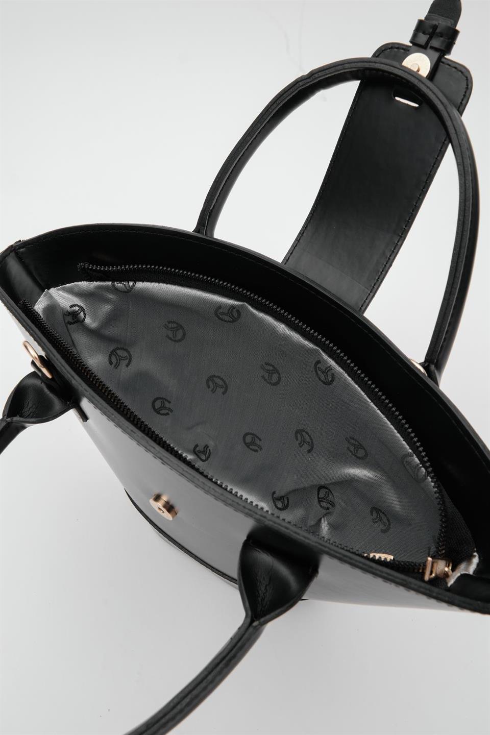 Kova Çapraz Çanta Siyah