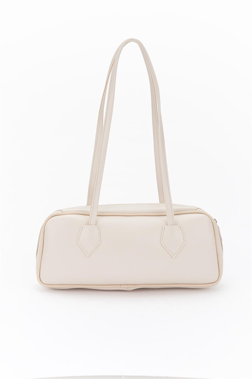 Long Baget Çanta Ekru