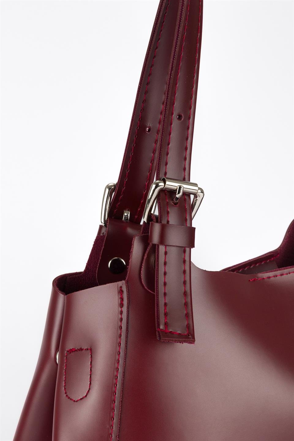 Madam Model Omuz Çantası Bordo