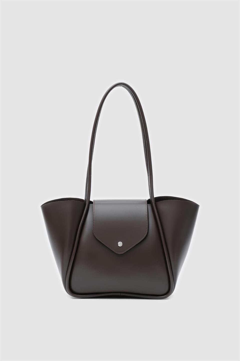 Makyaj Çantalı Omuz Çantası Acı Kahve