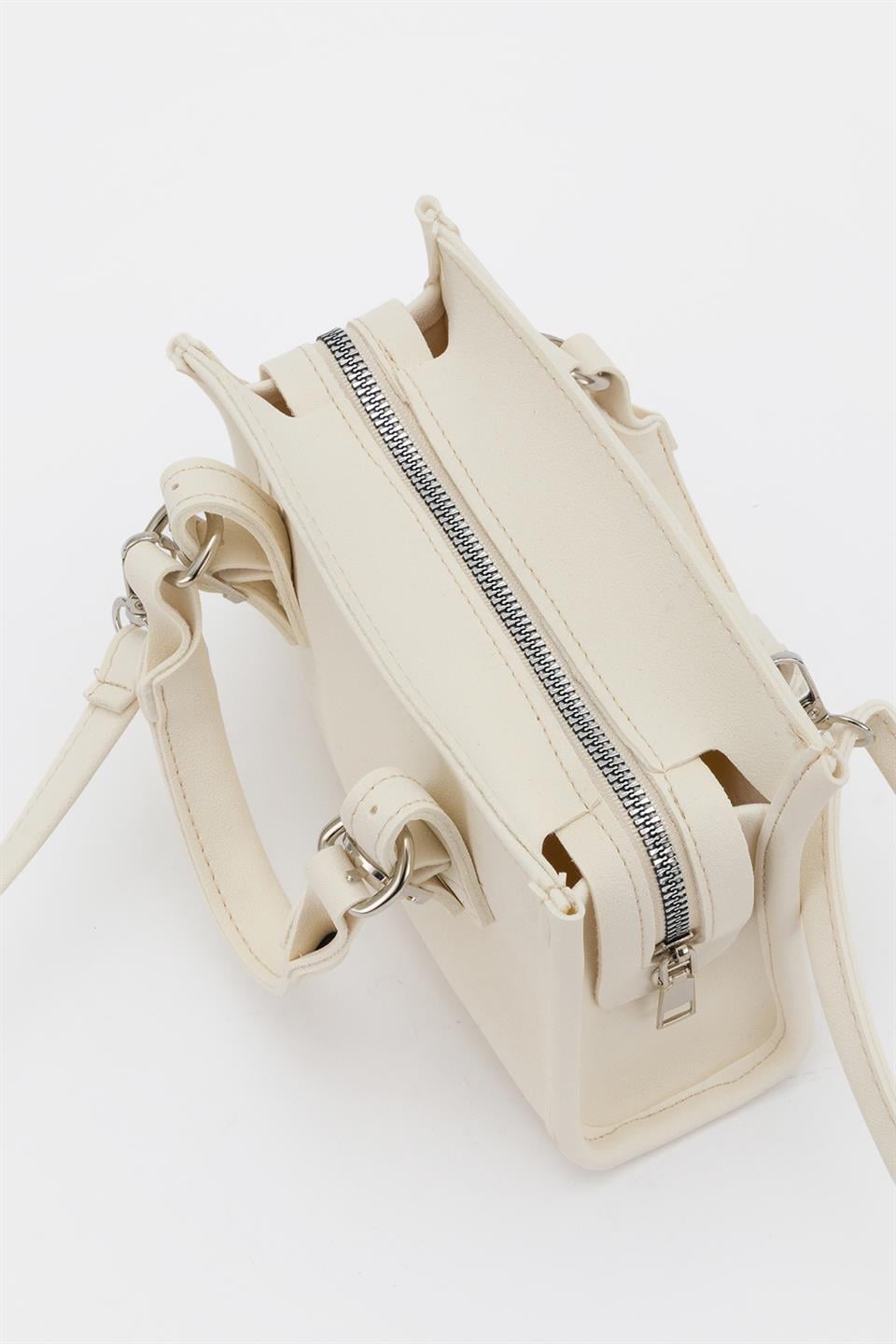 Mini Çapraz Çanta Ekru