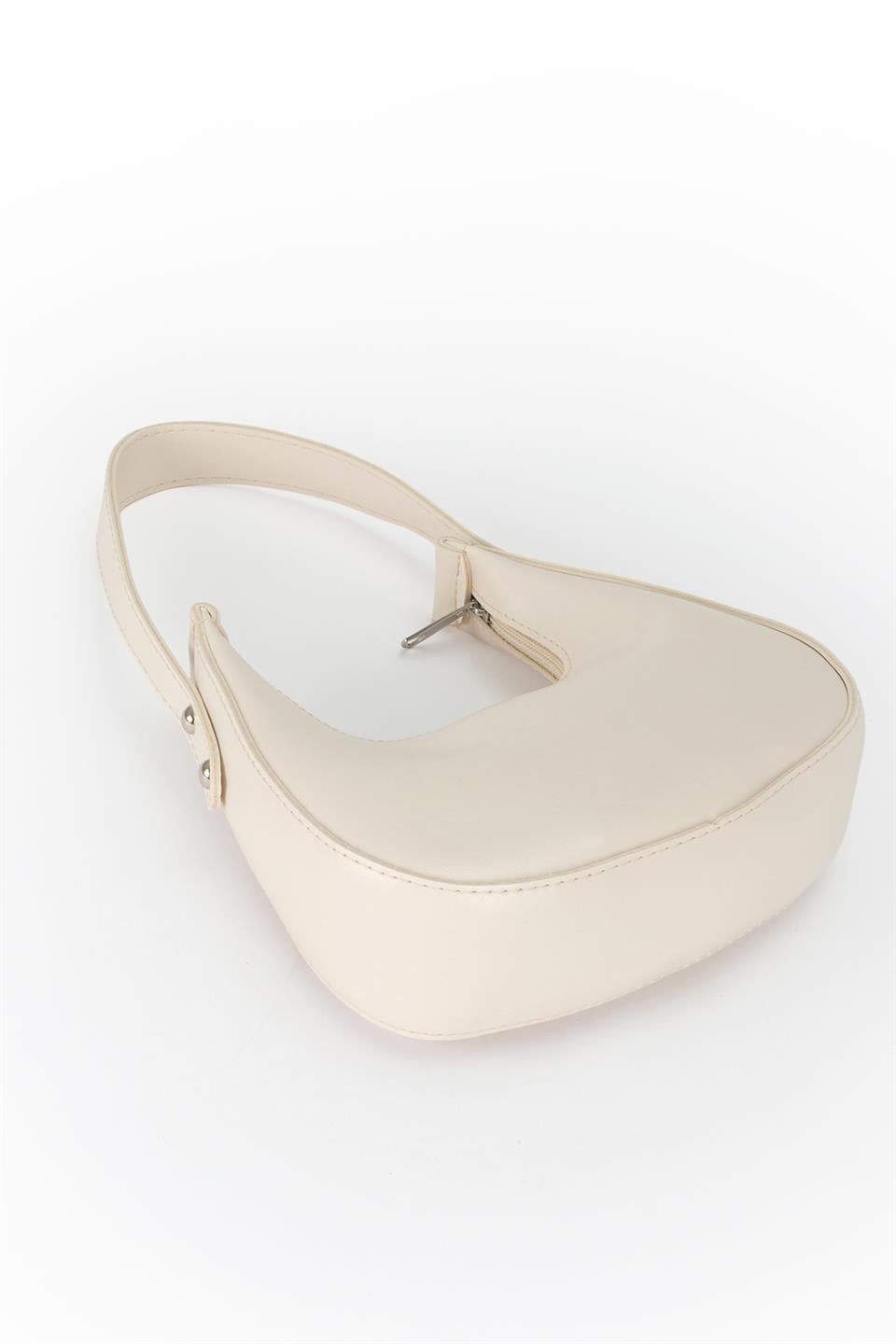 Minimal Baget Çanta Ekru