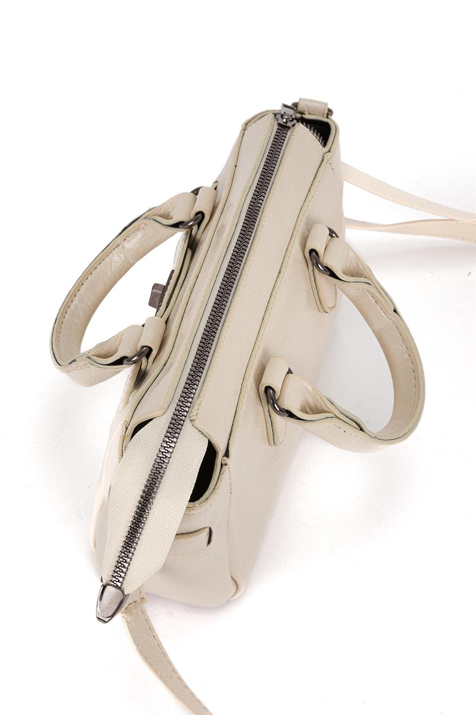 Minimal Çapraz Çanta Ekru