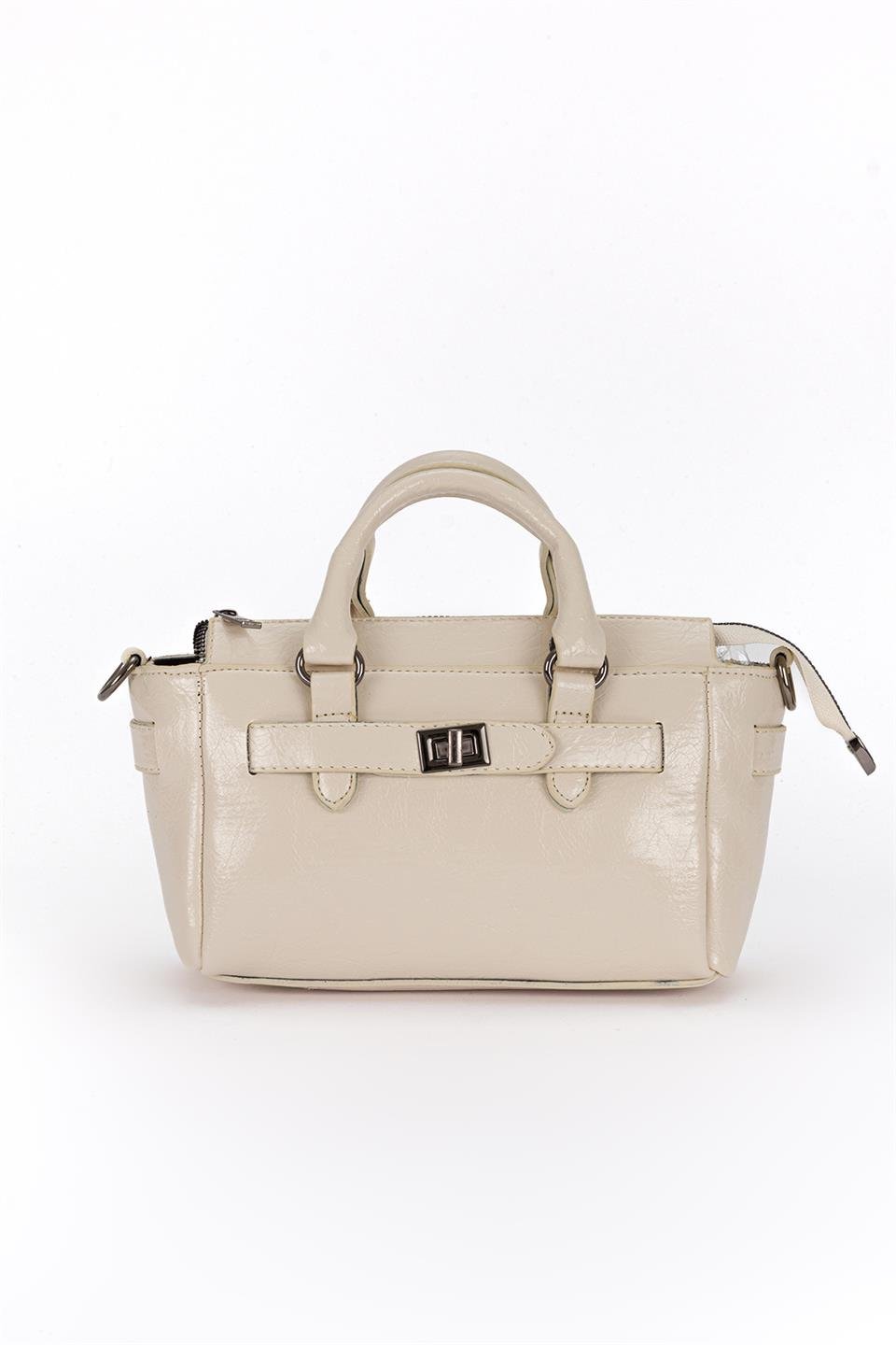 Minimal Çapraz Çanta Ekru